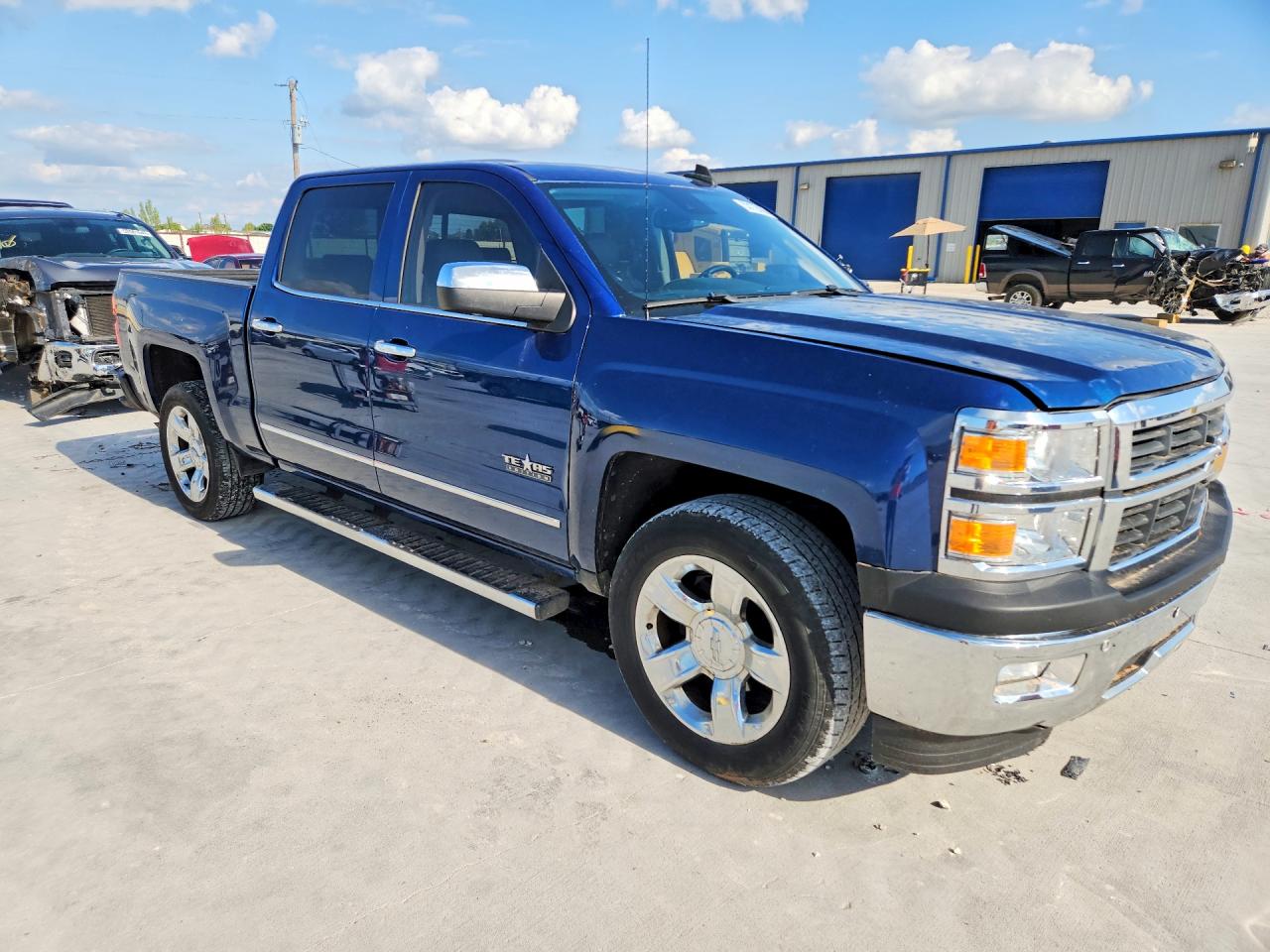 2015 Chevrolet Silverado C1500 Ltz Blue vin: 3GCPCSEC8FG388541