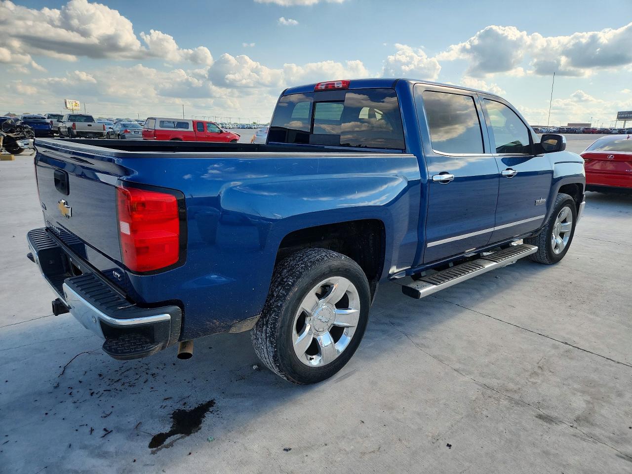 2015 Chevrolet Silverado C1500 Ltz Blue vin: 3GCPCSEC8FG388541