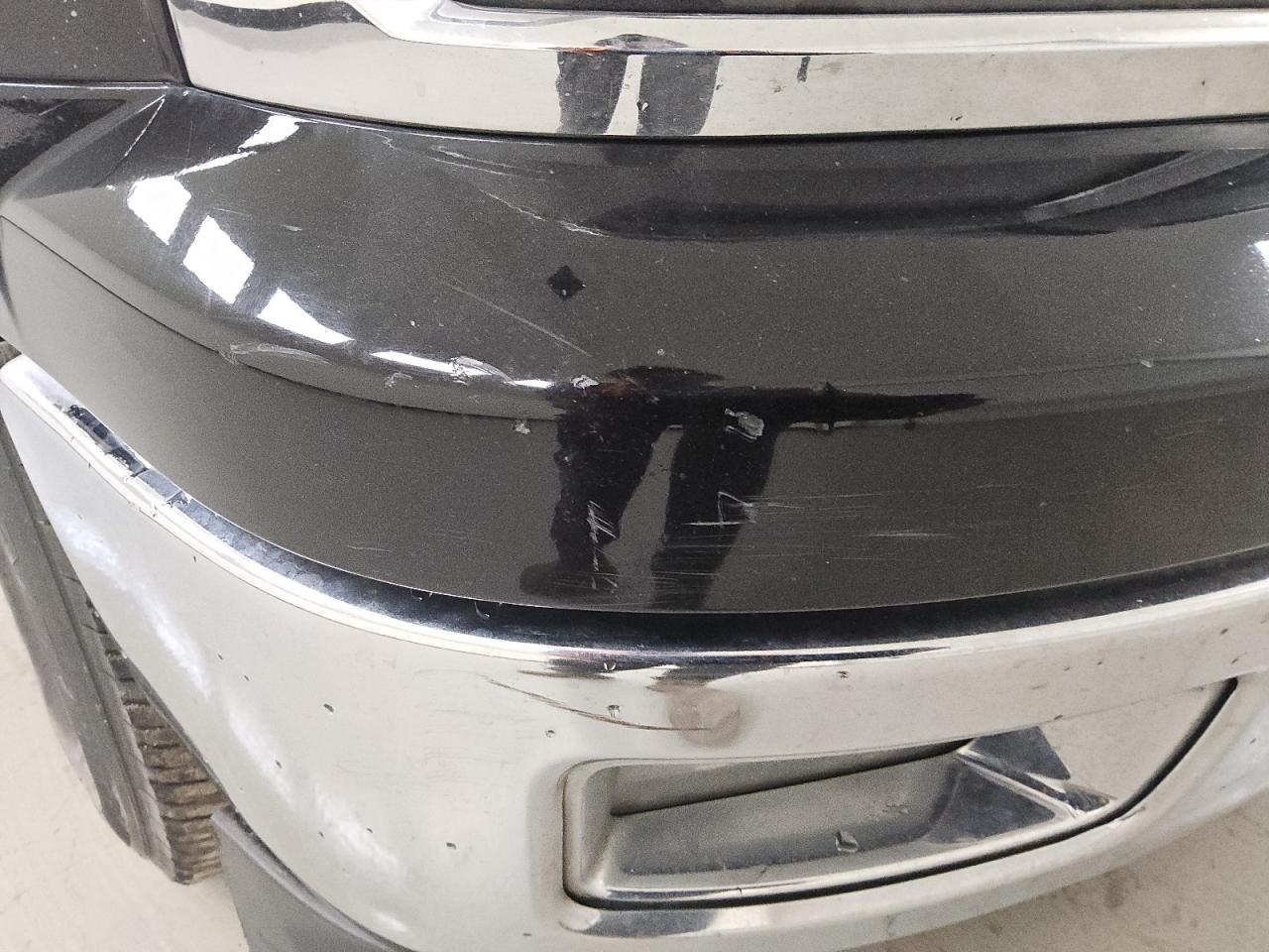 2015 Chevrolet Silverado C1500 Ltz Black vin: 3GCPCSEC8FG435647 Damage: Front Bumper Cover Upper, Heavy Scratch, 1 To 2 Inches