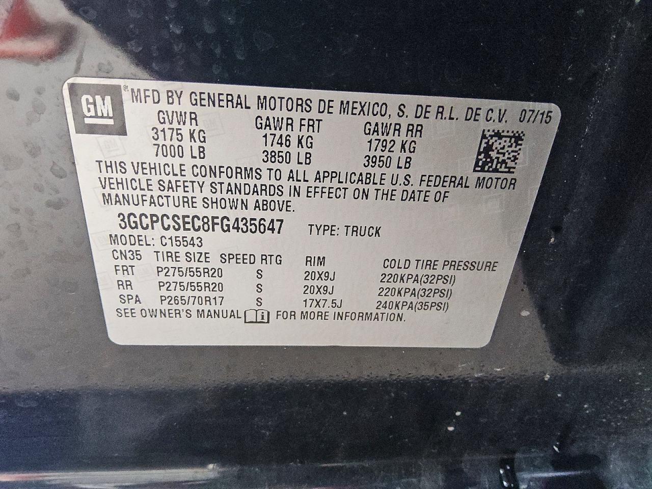 2015 Chevrolet Silverado C1500 Ltz Black vin: 3GCPCSEC8FG435647