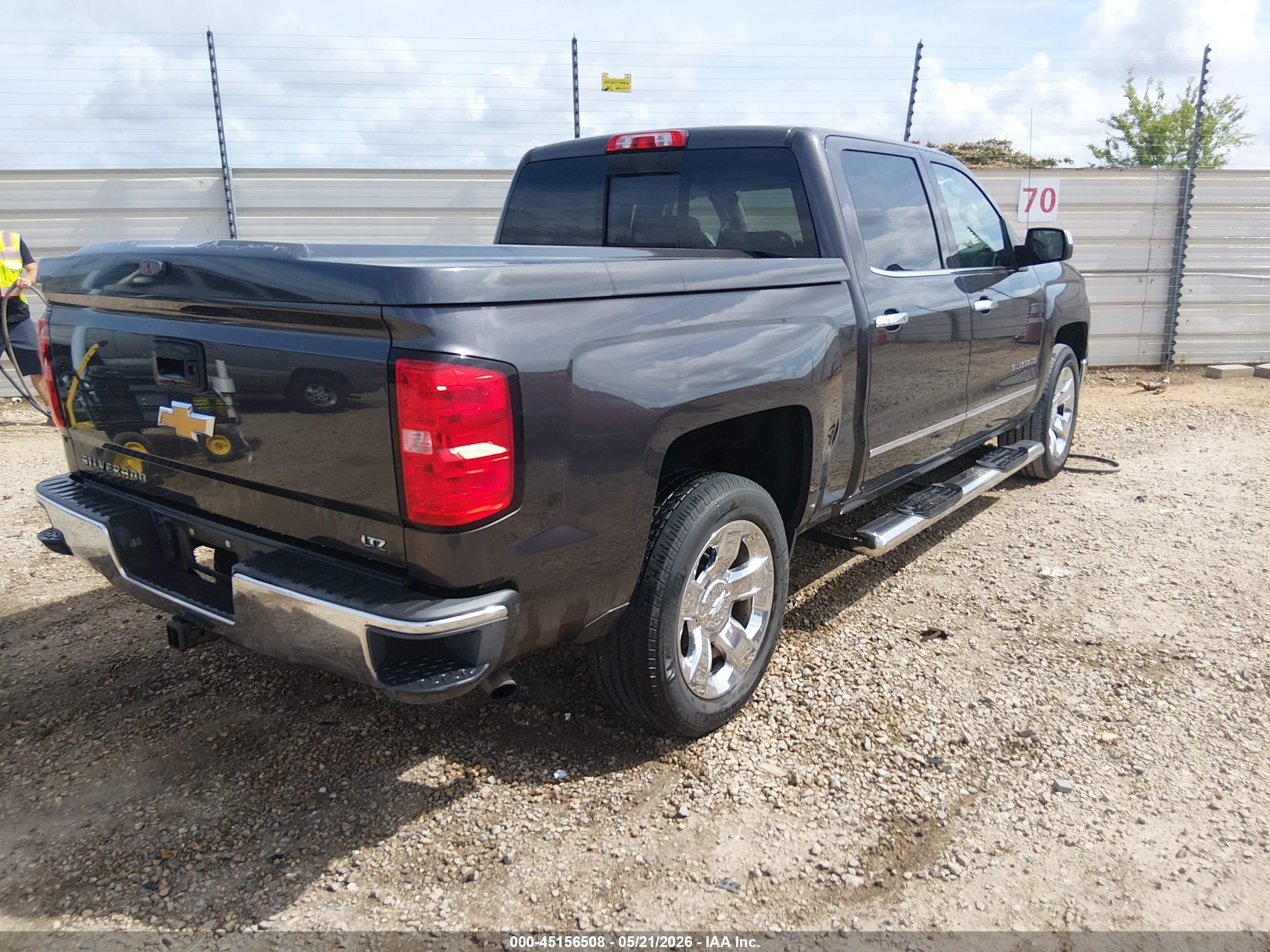 2015 Chevrolet Silverado 1500 1lz Black vin: 3GCPCSEC9FG214879