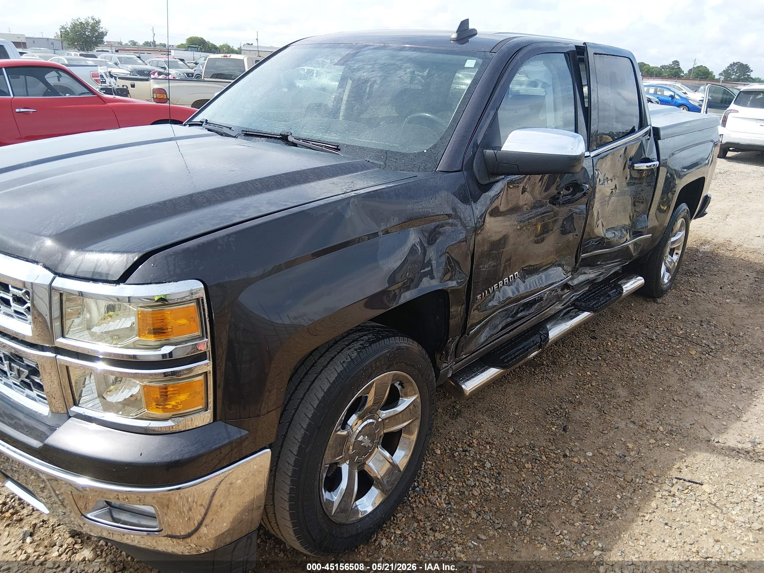 2015 Chevrolet Silverado 1500 1lz Black vin: 3GCPCSEC9FG214879