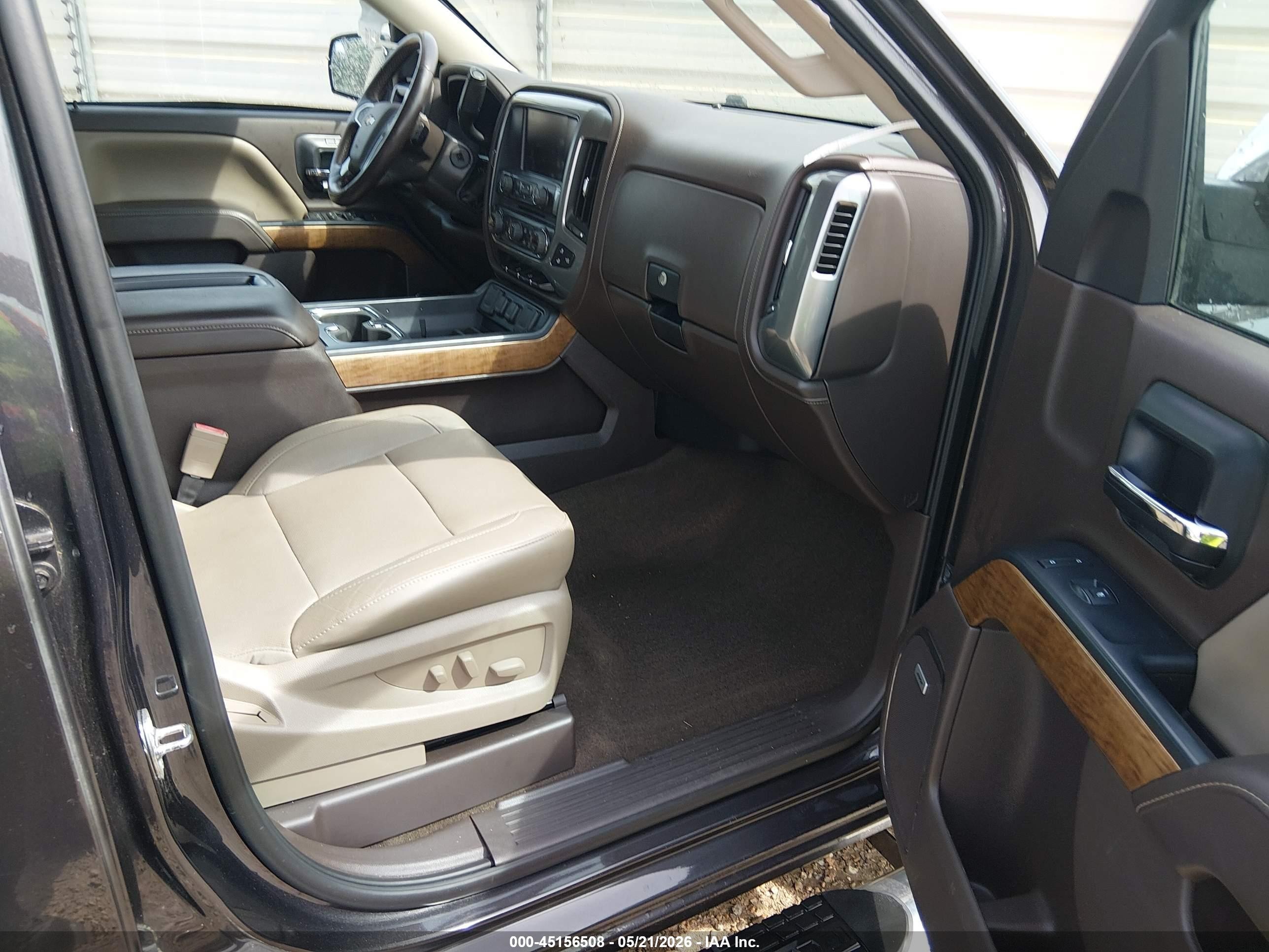 2015 Chevrolet Silverado 1500 1lz Black vin: 3GCPCSEC9FG214879