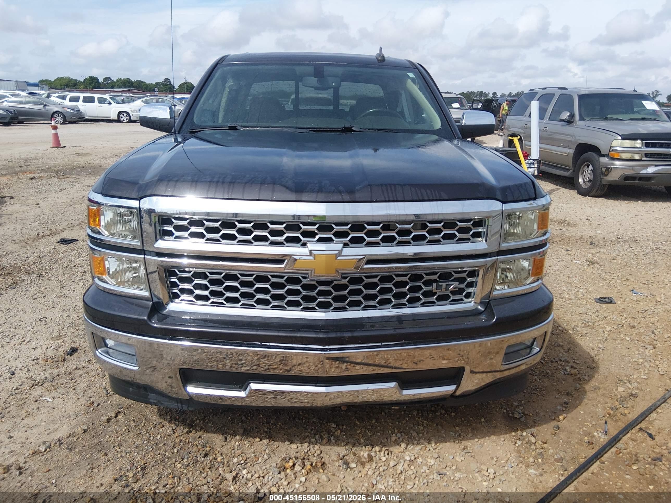2015 Chevrolet Silverado 1500 1lz Black vin: 3GCPCSEC9FG214879