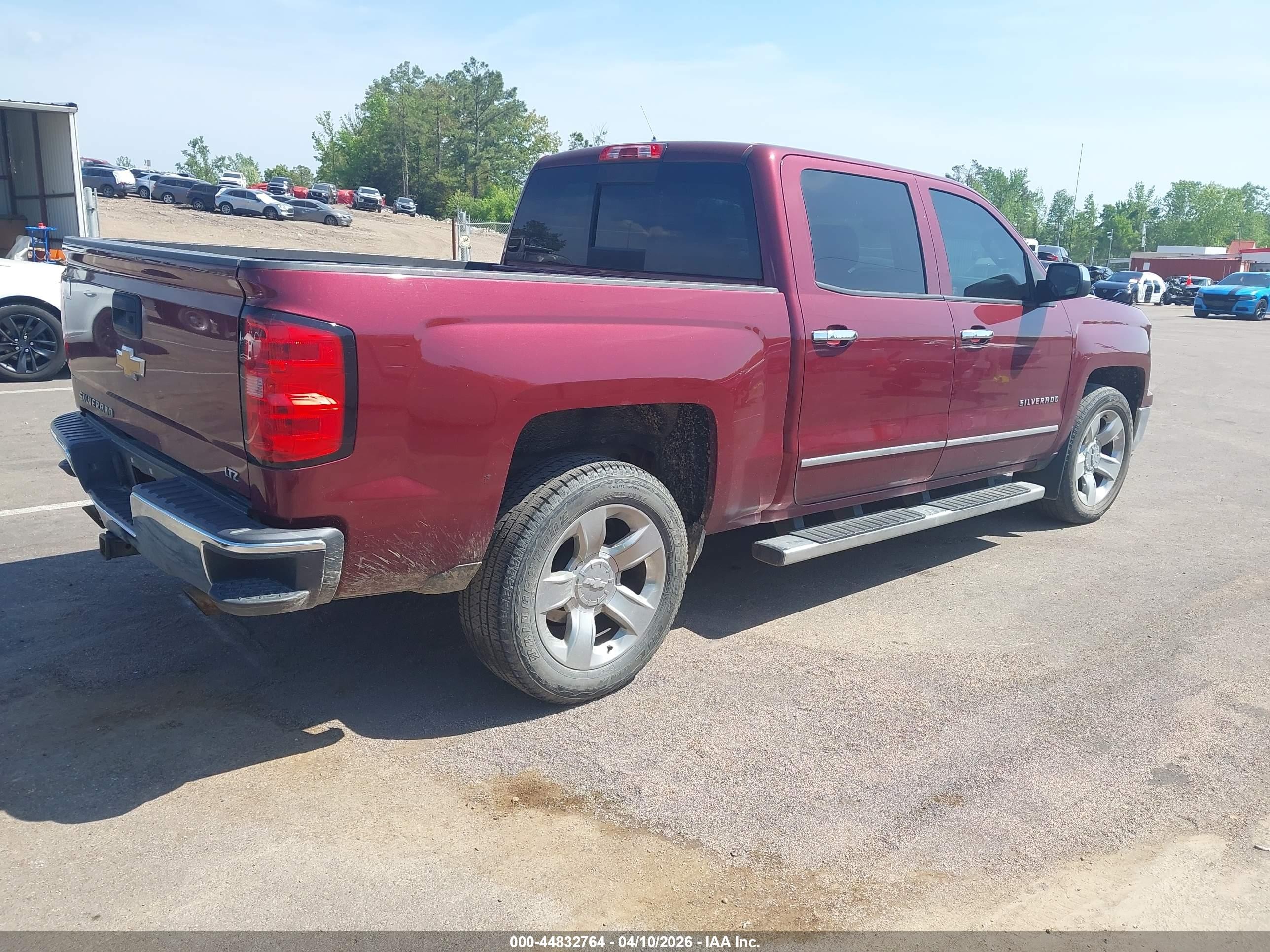 2014 Chevrolet Silverado C1500 Ltz Maroon vin: 3GCPCSECXEG253480