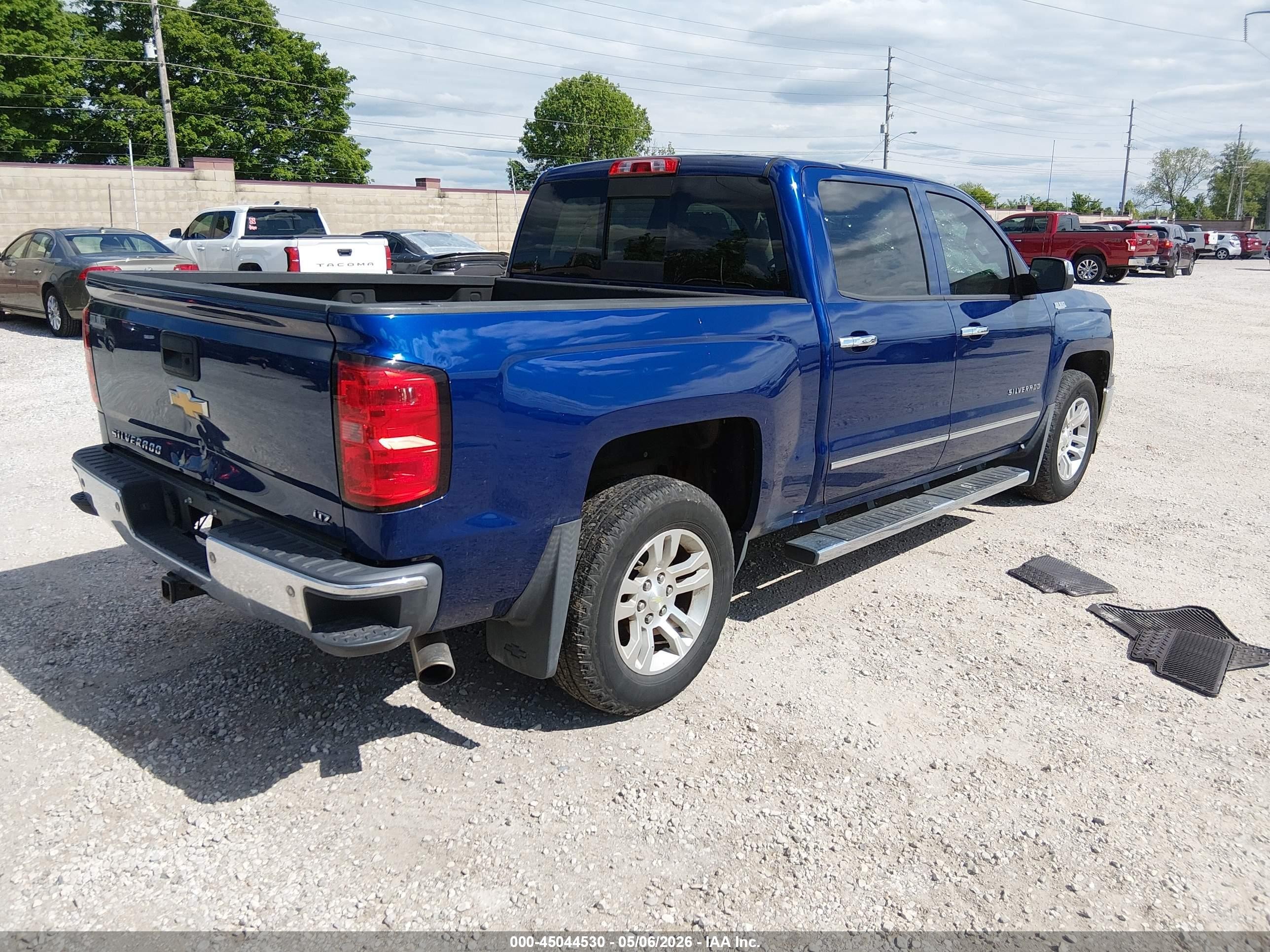 2014 Chevrolet Silverado 1500 1lz Blue vin: 3GCPCSECXEG258291