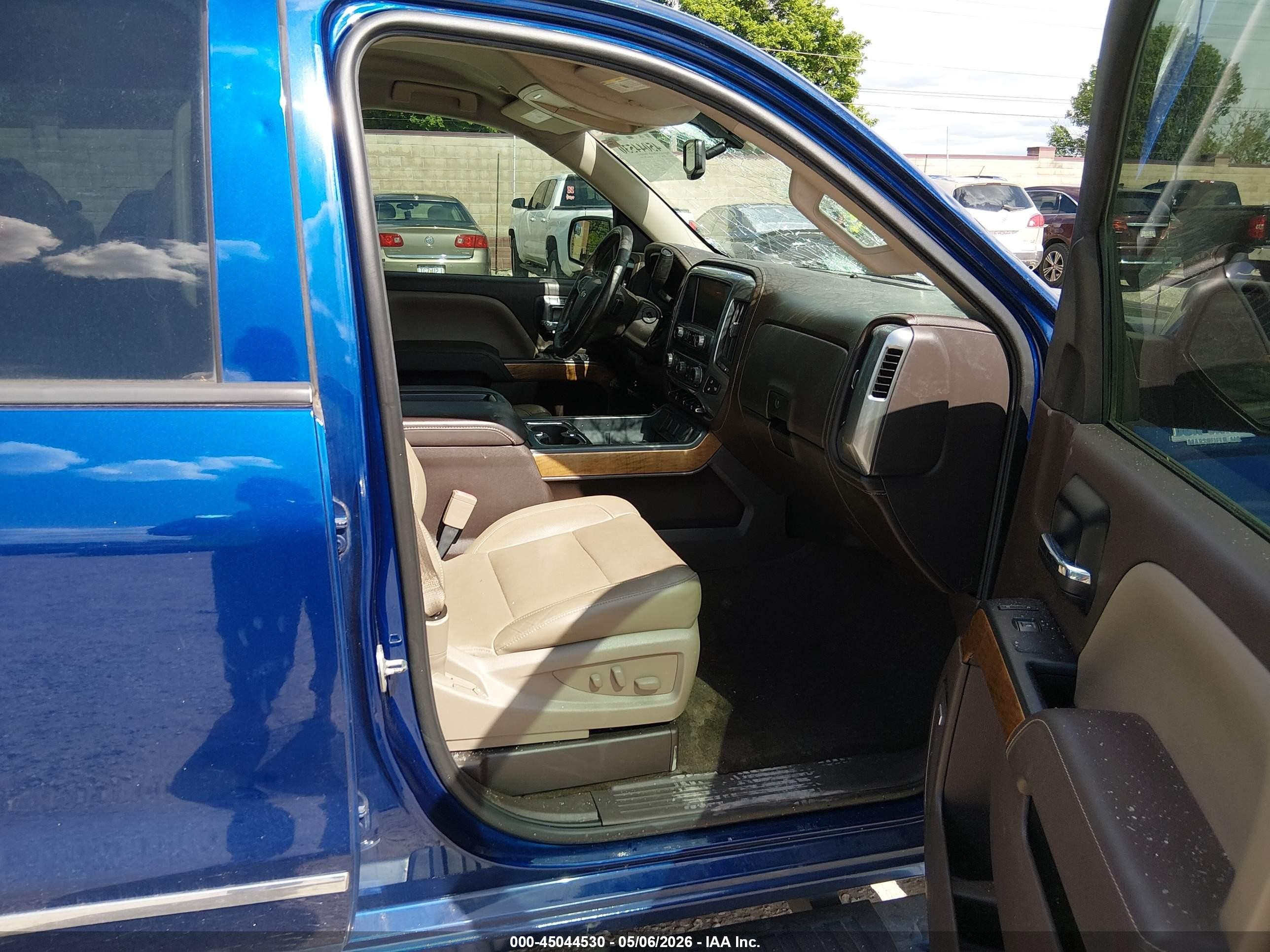 2014 Chevrolet Silverado 1500 1lz Blue vin: 3GCPCSECXEG258291