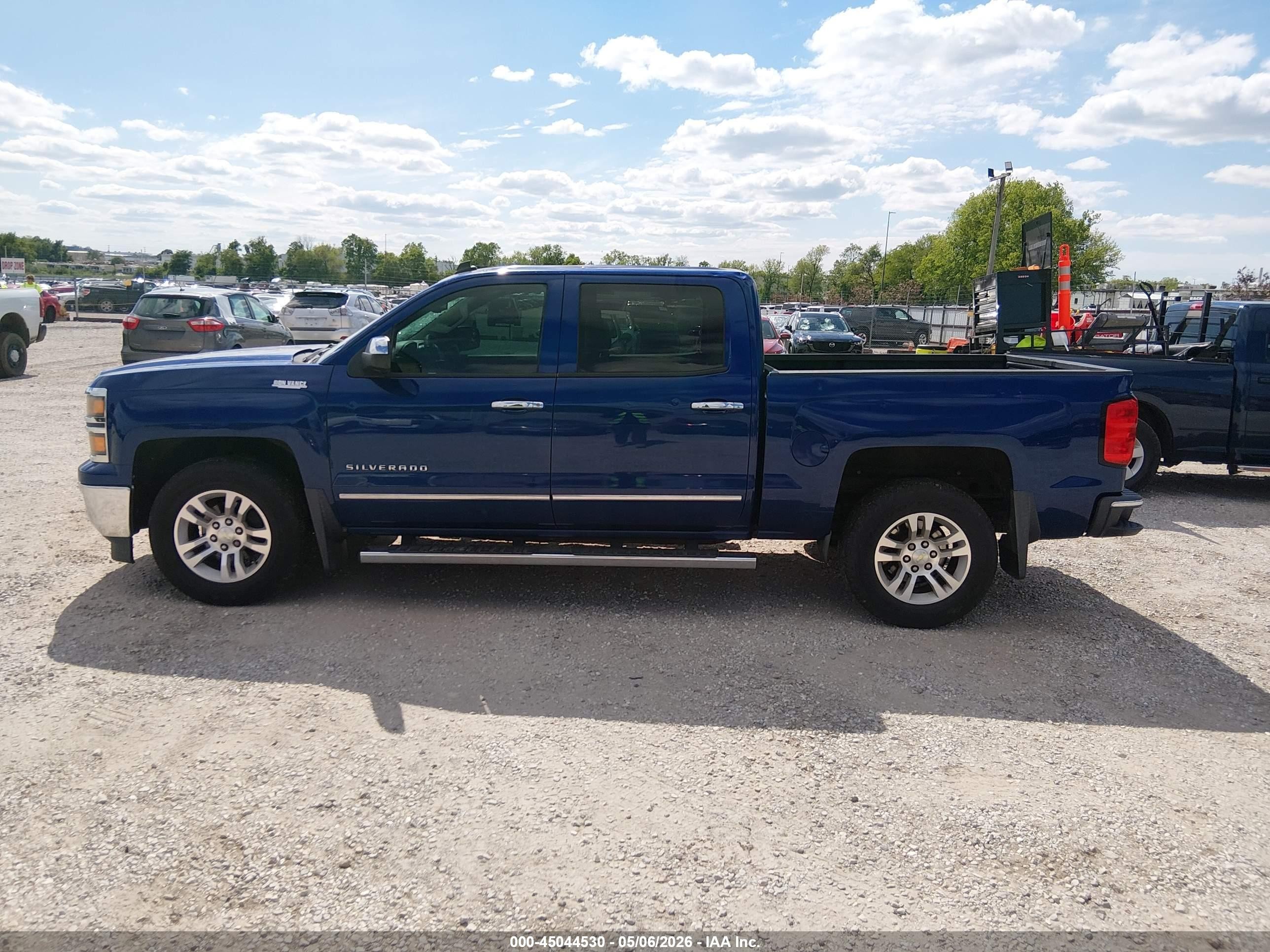 2014 Chevrolet Silverado 1500 1lz Blue vin: 3GCPCSECXEG258291