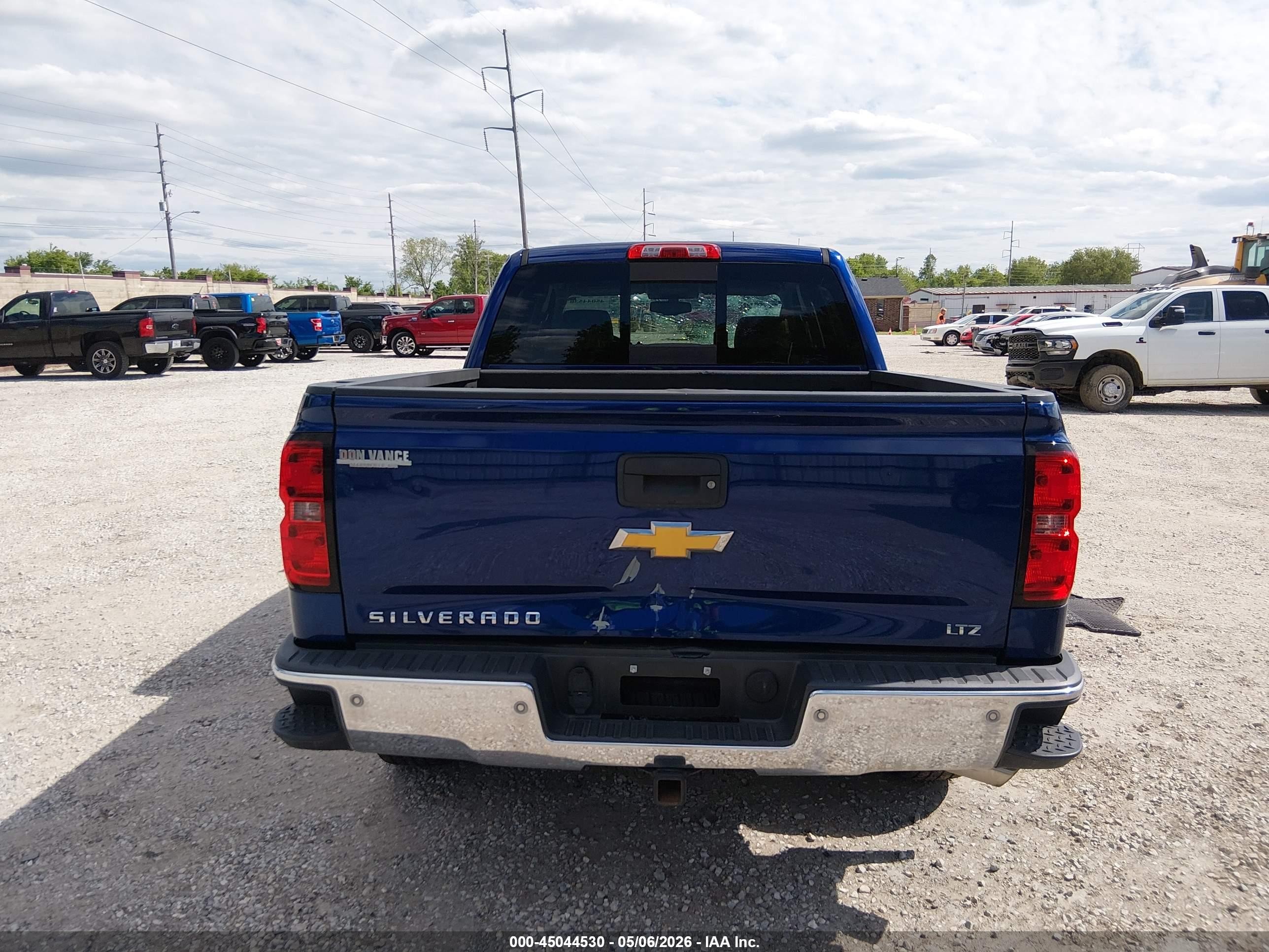 2014 Chevrolet Silverado 1500 1lz Blue vin: 3GCPCSECXEG258291
