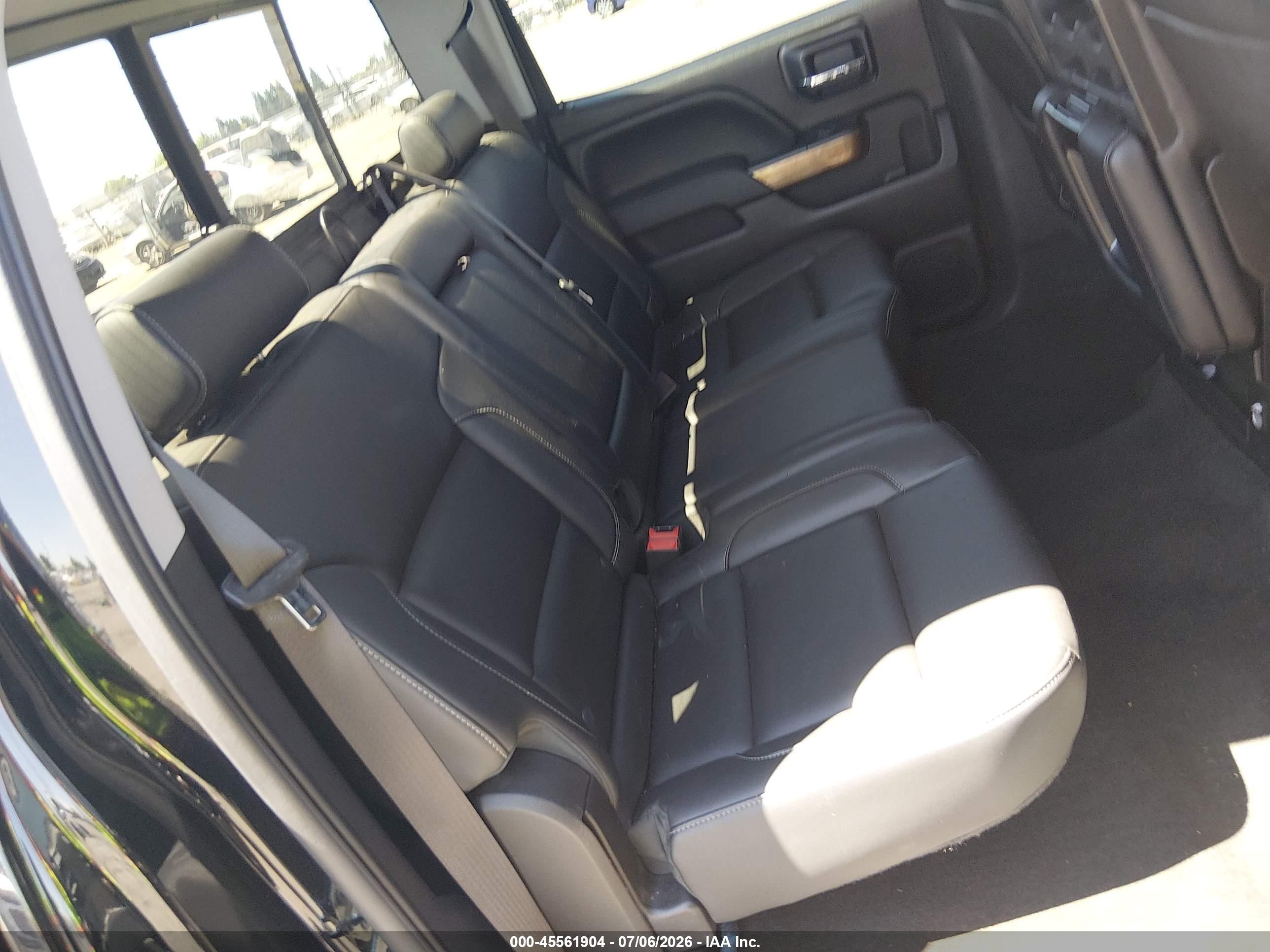 2015 Chevrolet Silverado 1500 Ltz Black vin: 3GCPCSECXFG225387