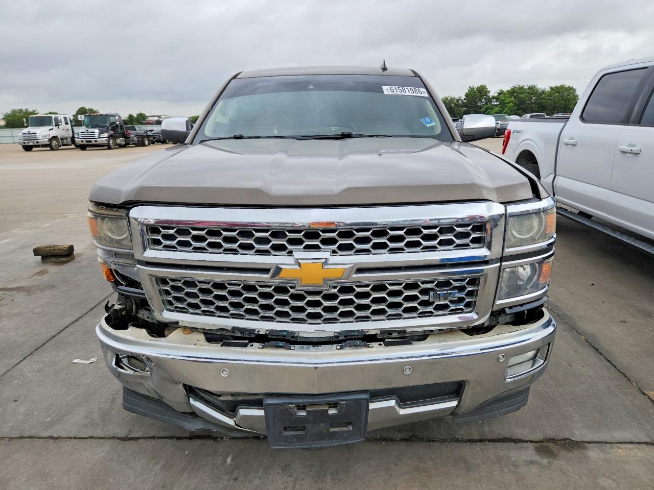 2014 Chevrolet Silverado C1500 Ltz Brown vin: 3GCPCSEJ2EG451811