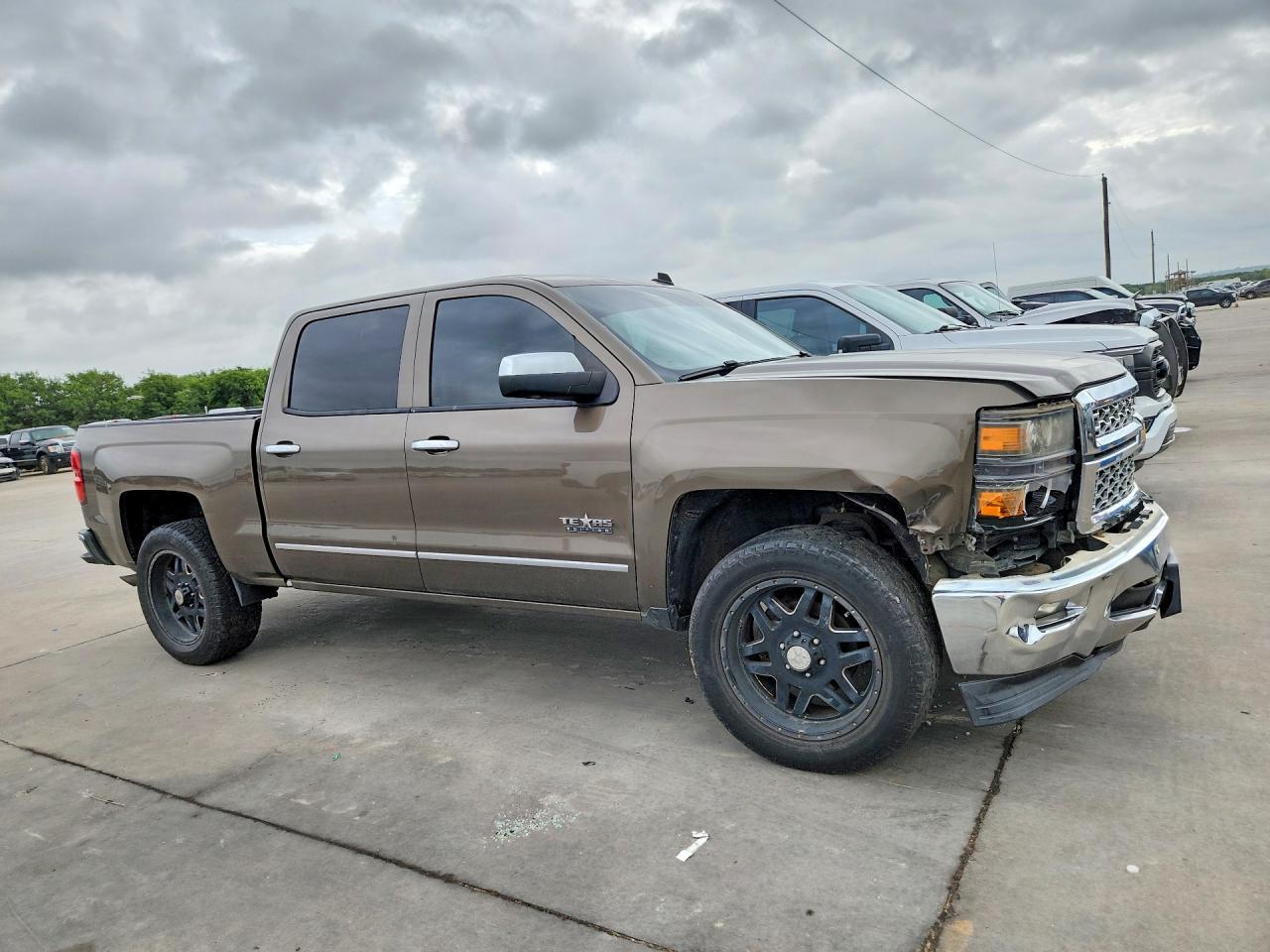 2014 Chevrolet Silverado C1500 Ltz Brown vin: 3GCPCSEJ2EG451811