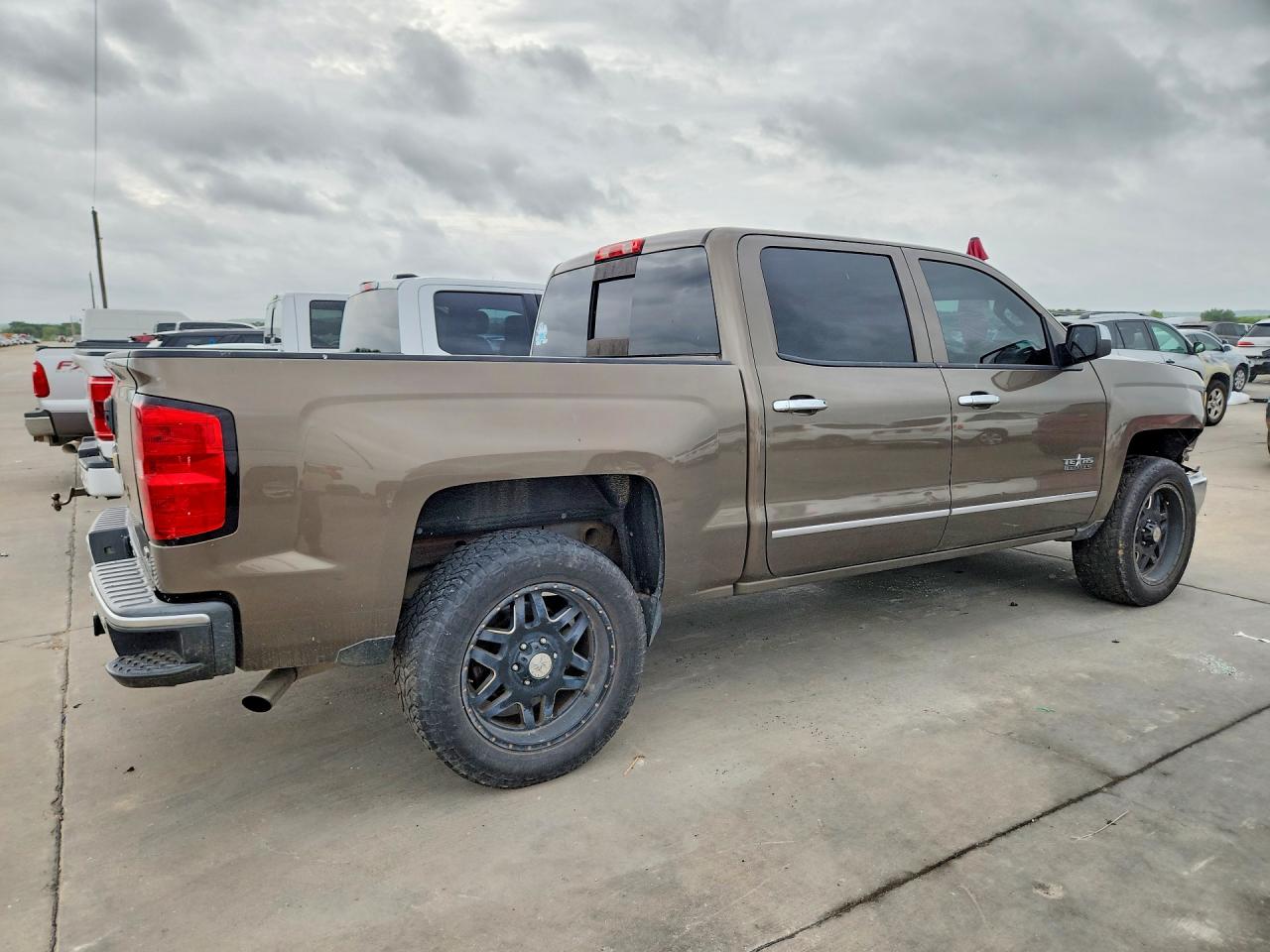 2014 Chevrolet Silverado C1500 Ltz Brown vin: 3GCPCSEJ2EG451811