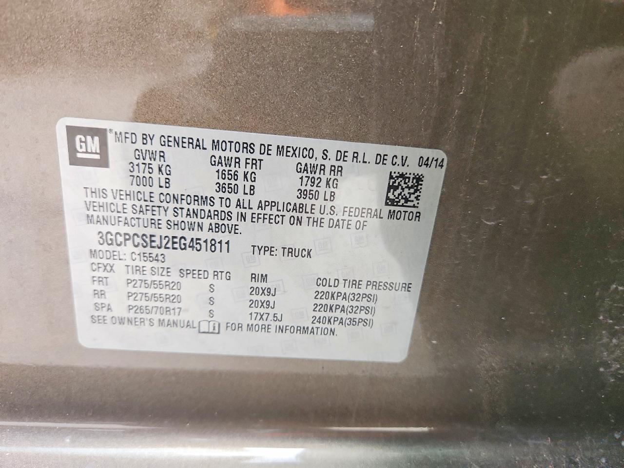 2014 Chevrolet Silverado C1500 Ltz Brown vin: 3GCPCSEJ2EG451811