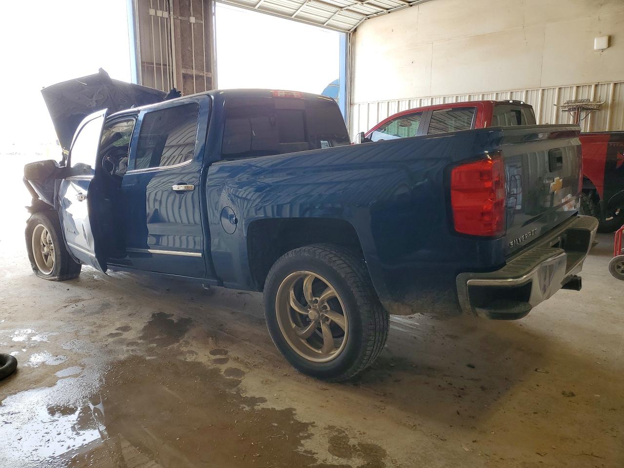 2015 Chevrolet Silverado C1500 Ltz Blue vin: 3GCPCSEJ5FG170488