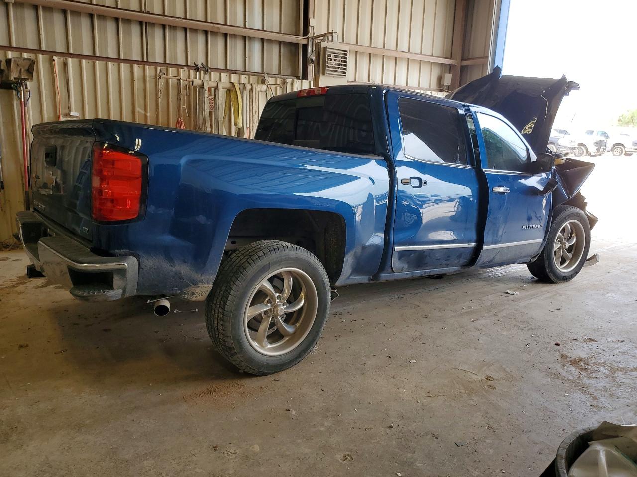 2015 Chevrolet Silverado C1500 Ltz Blue vin: 3GCPCSEJ5FG170488