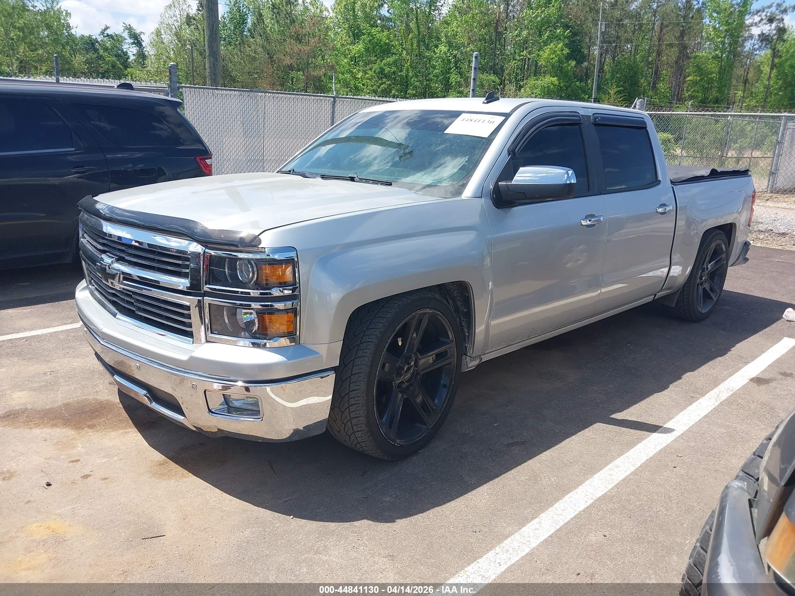 2014 Chevrolet Silverado 1500 1lz Silver vin: 3GCPCSEJXEG330475
