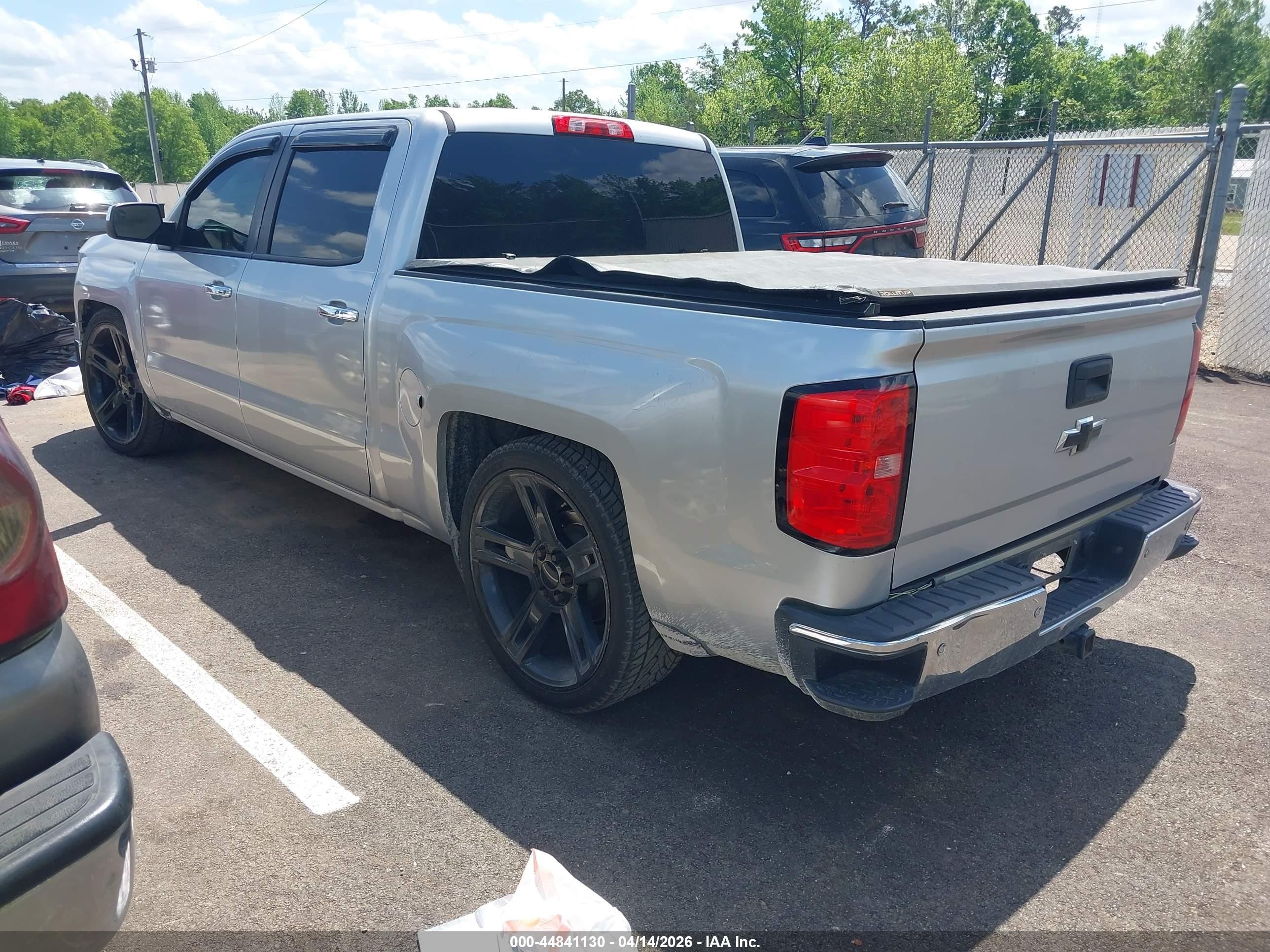 2014 Chevrolet Silverado 1500 1lz Silver vin: 3GCPCSEJXEG330475