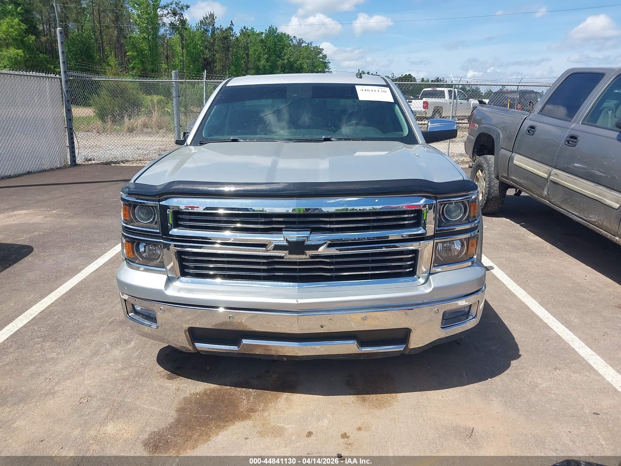 2014 Chevrolet Silverado 1500 1lz Silver vin: 3GCPCSEJXEG330475