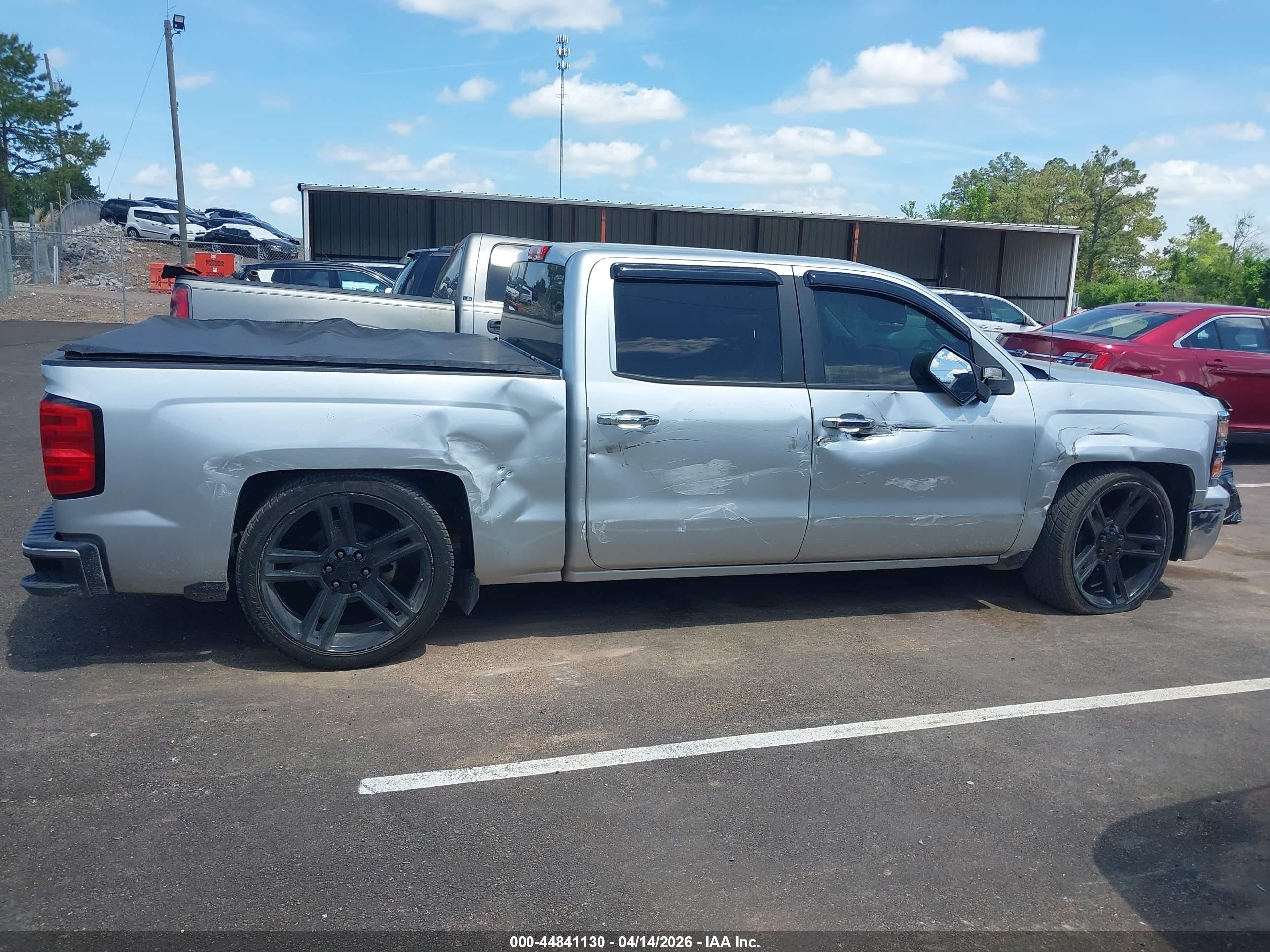 2014 Chevrolet Silverado 1500 1lz Silver vin: 3GCPCSEJXEG330475