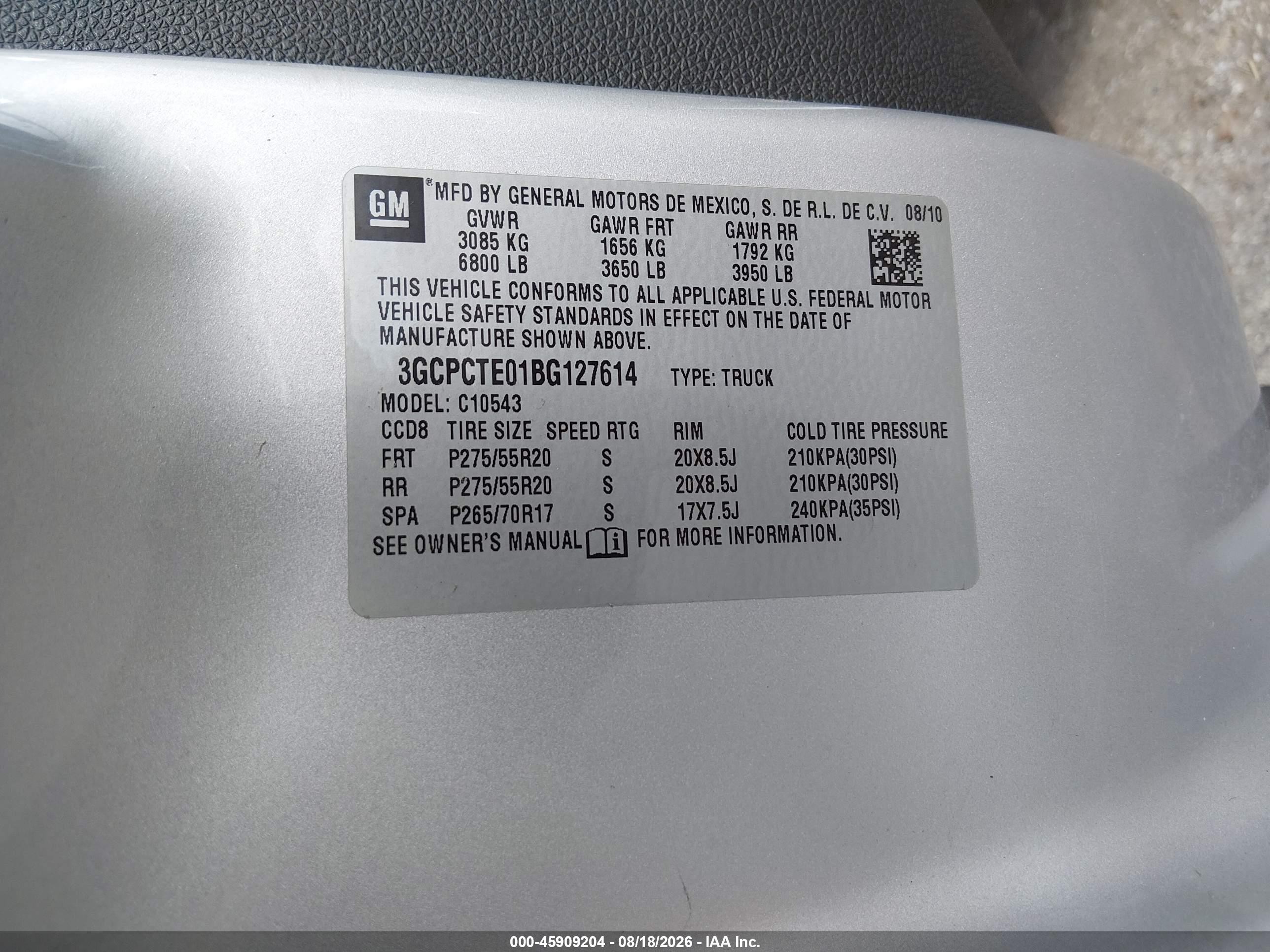 2011 Chevrolet Silverado 1500 Ltz Серебряный vin: 3GCPCTE01BG127614