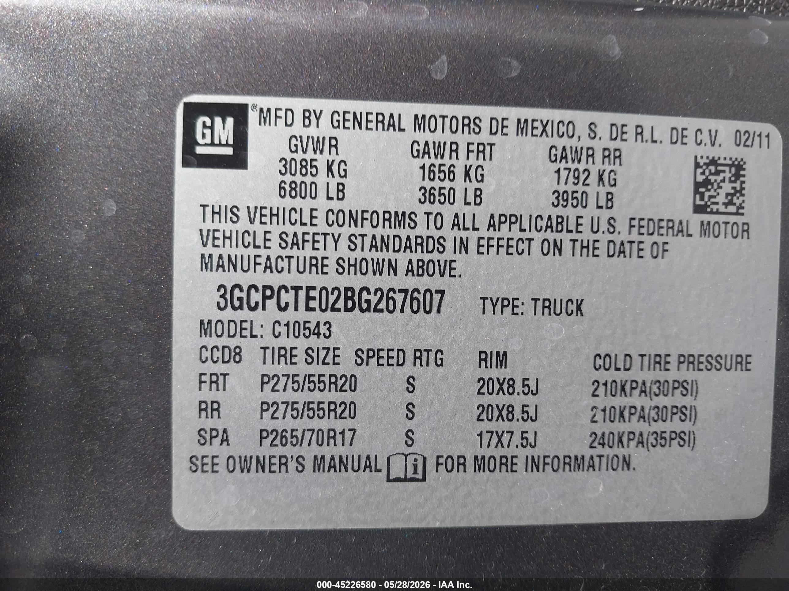 2011 Chevrolet Silverado 1500 Ltz Gray vin: 3GCPCTE02BG267607