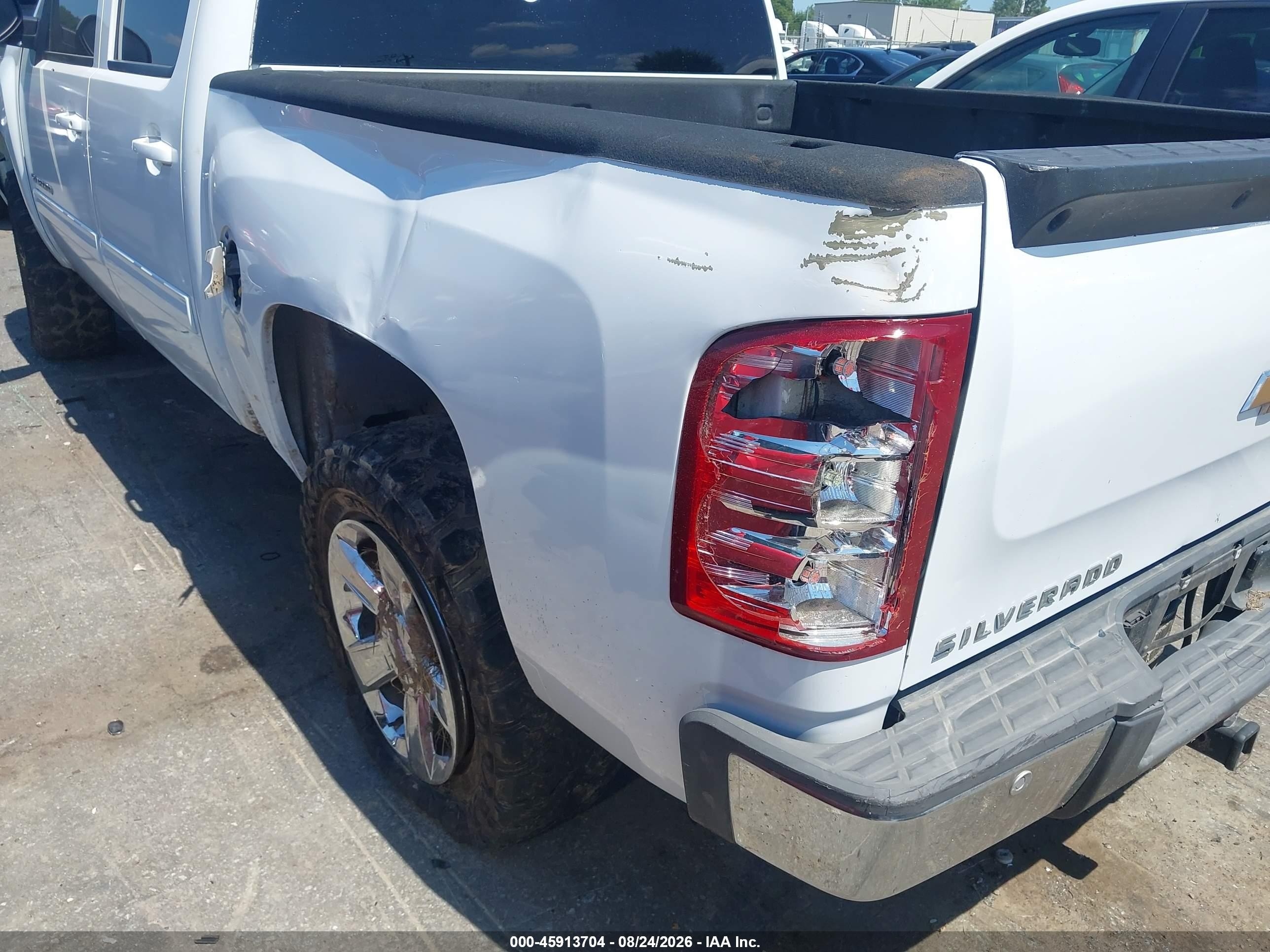 2013 Chevrolet Silverado 1500 Ltz White vin: 3GCPCTE03DG108629
