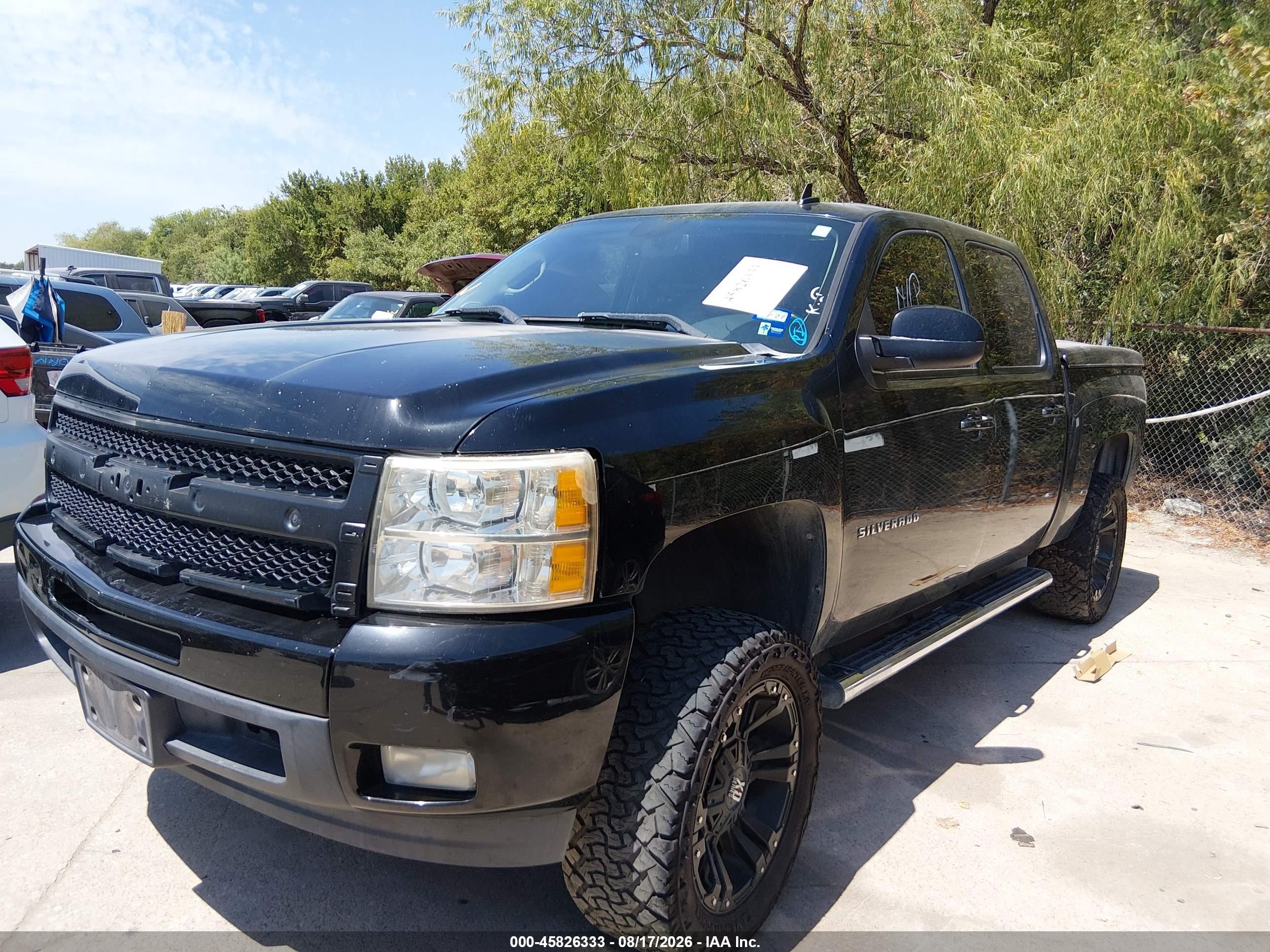 2011 Chevrolet Silverado 1500 Ltz Black vin: 3GCPCTE06BG238725