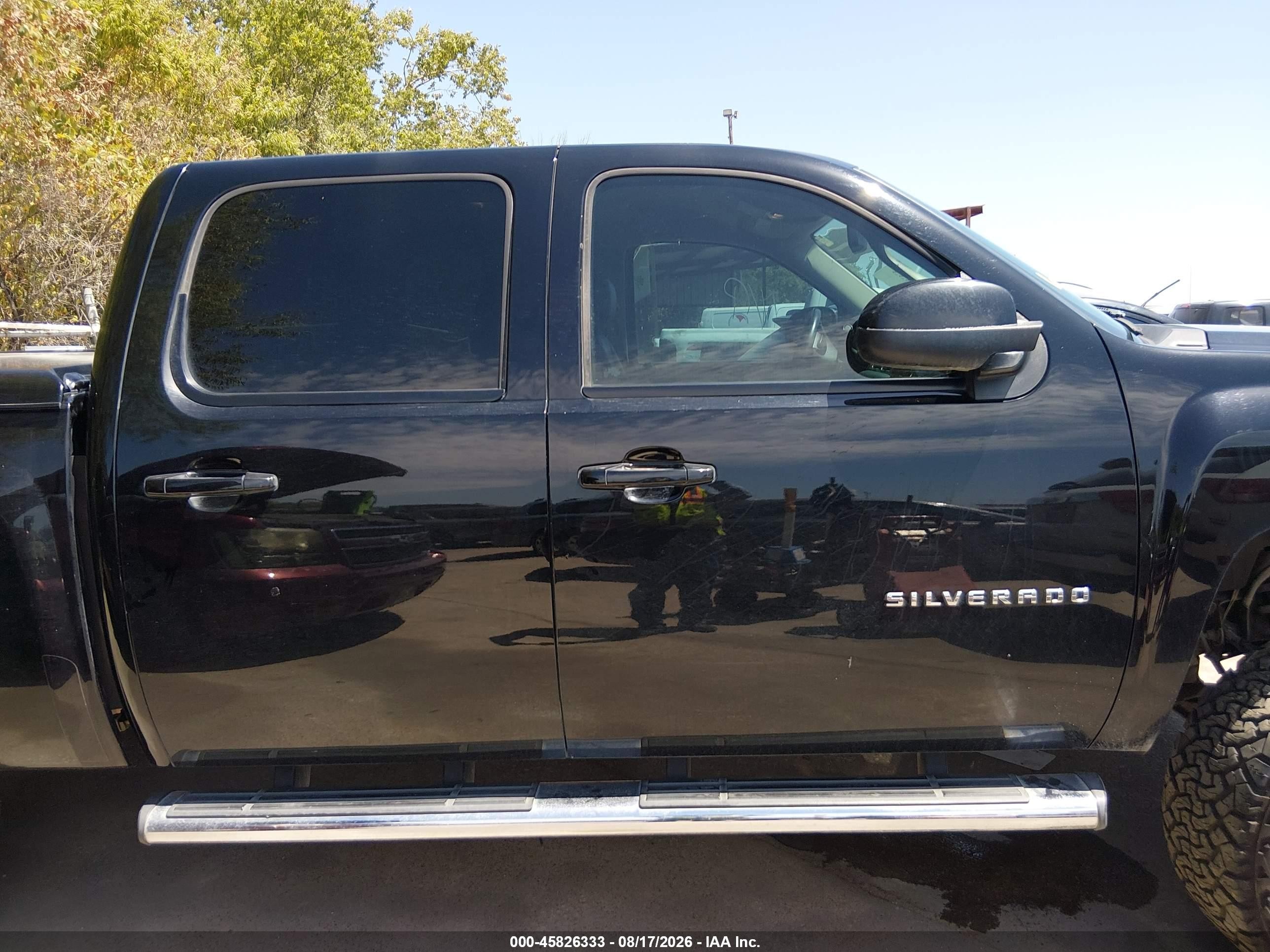 2011 Chevrolet Silverado 1500 Ltz Black vin: 3GCPCTE06BG238725