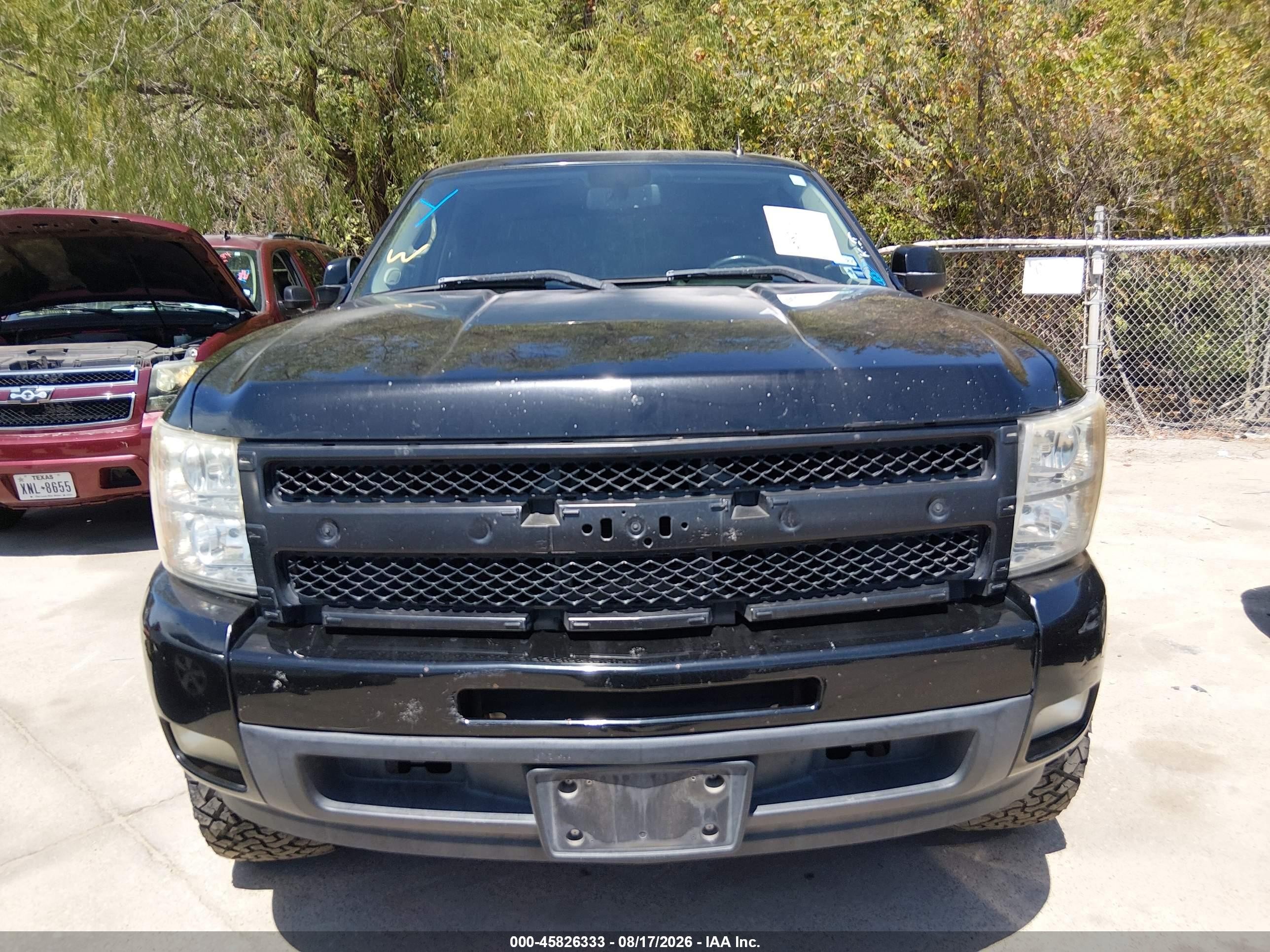 2011 Chevrolet Silverado 1500 Ltz Black vin: 3GCPCTE06BG238725