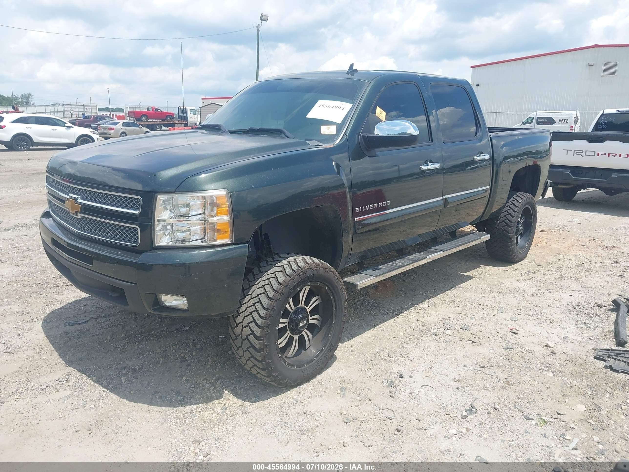 2013 Chevrolet Silverado 1500 Ltz Green vin: 3GCPCTE09DG264240