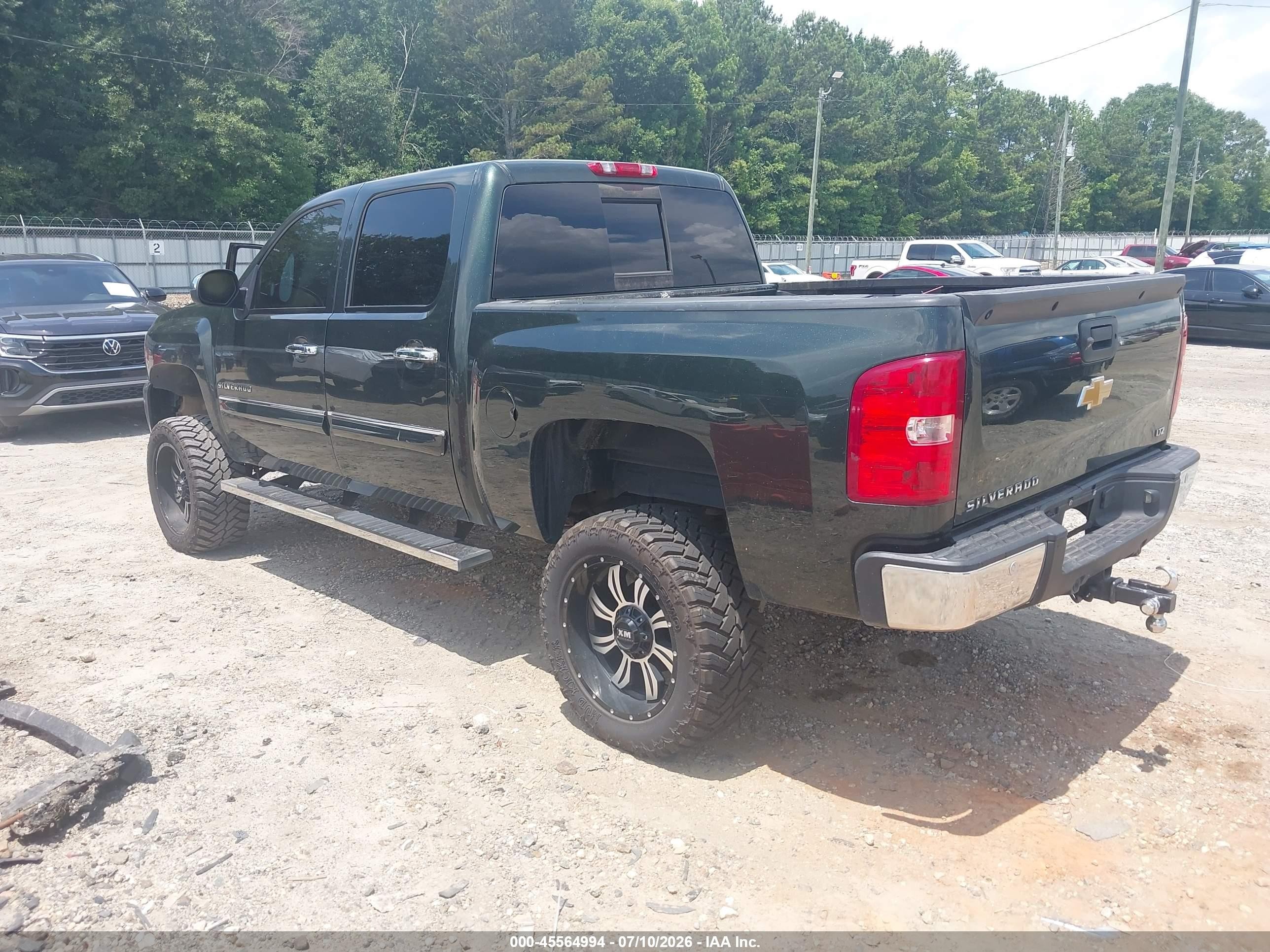 2013 Chevrolet Silverado 1500 Ltz Green vin: 3GCPCTE09DG264240