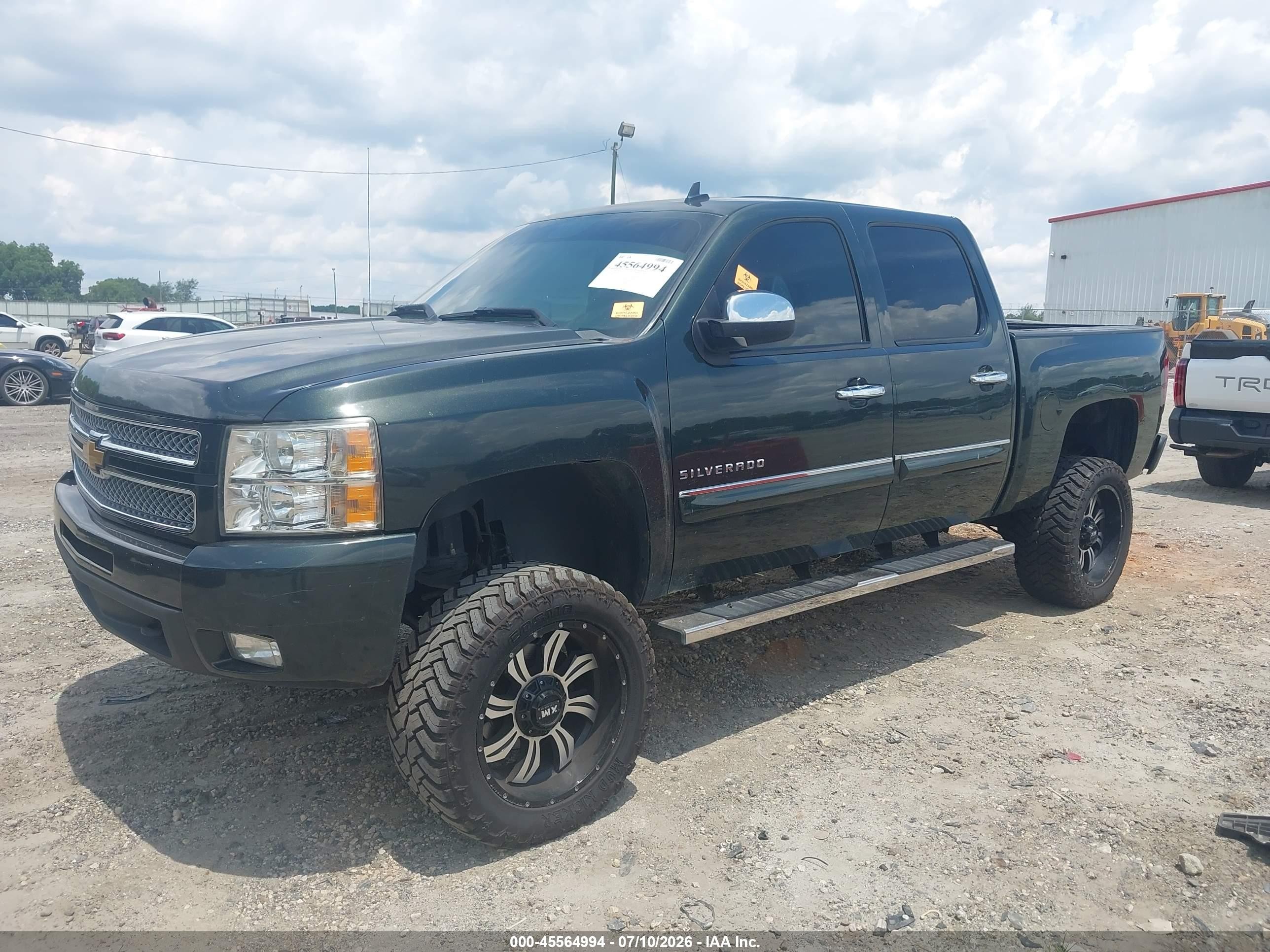 2013 Chevrolet Silverado 1500 Ltz Green vin: 3GCPCTE09DG264240