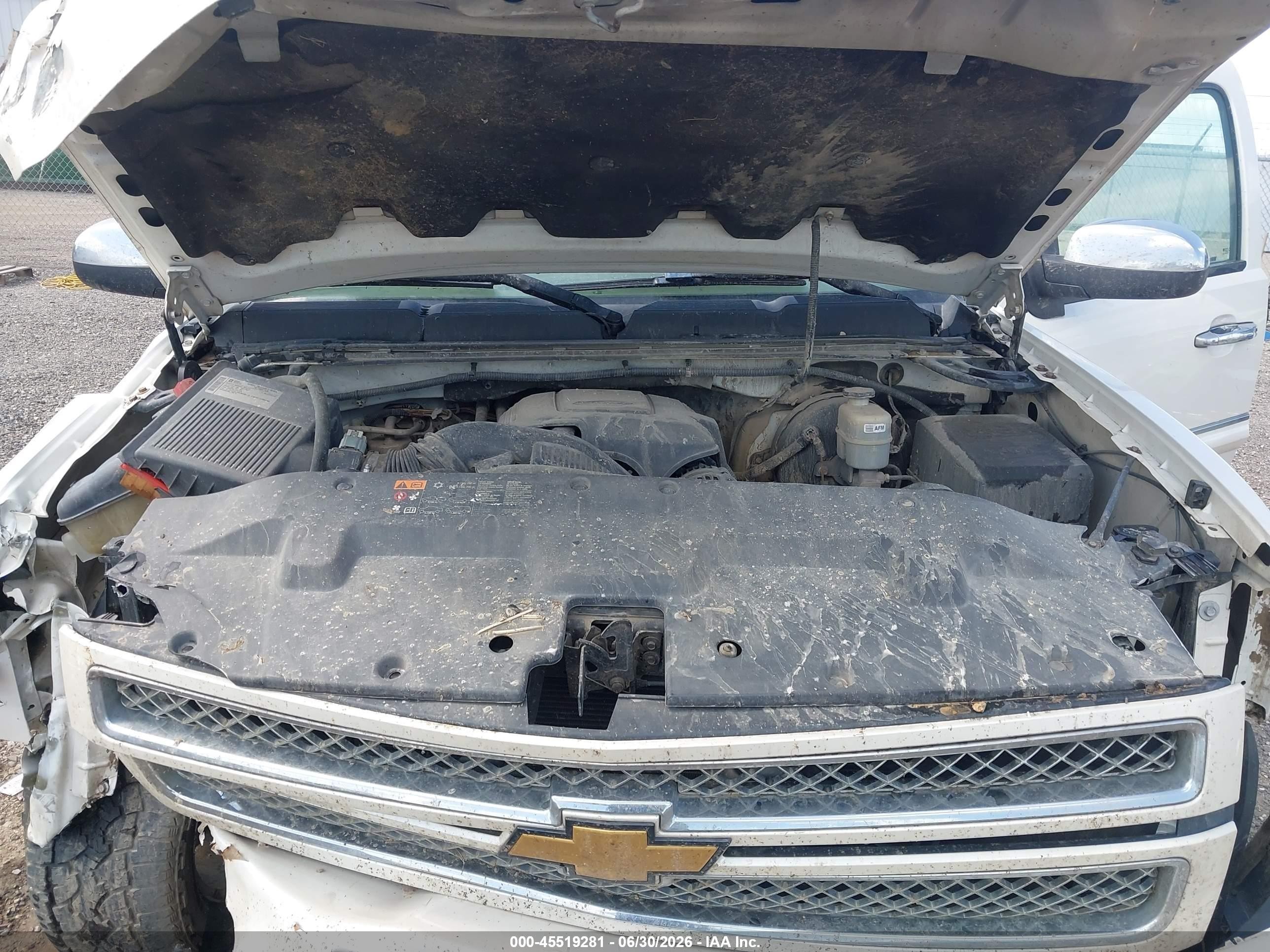 2012 Chevrolet Silverado 1500 Ltz White vin: 3GCPCTE0XCG177512