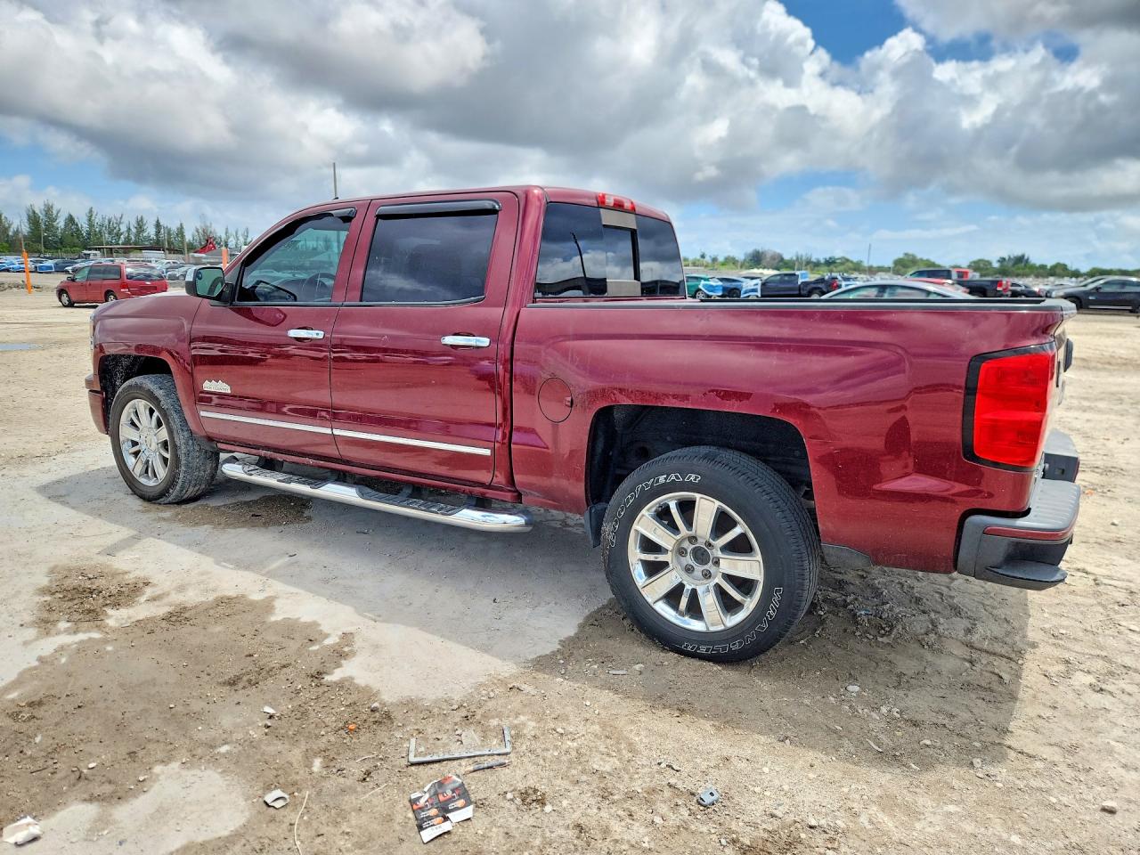 2014 Chevrolet Silverado C1500 High Country Burgundy vin: 3GCPCTEC1EG473368