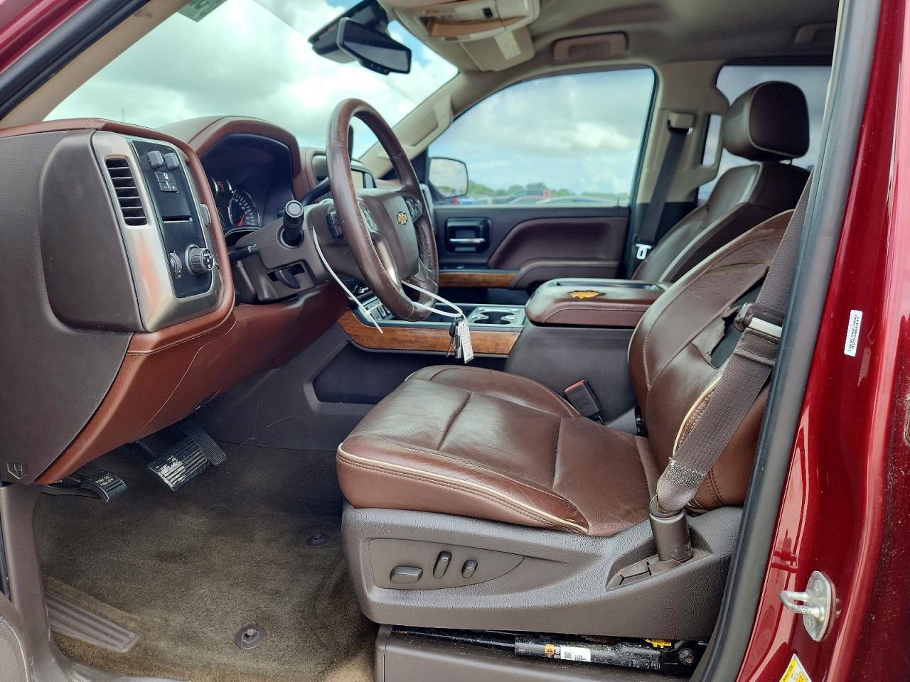 2014 Chevrolet Silverado C1500 High Country Burgundy vin: 3GCPCTEC1EG473368