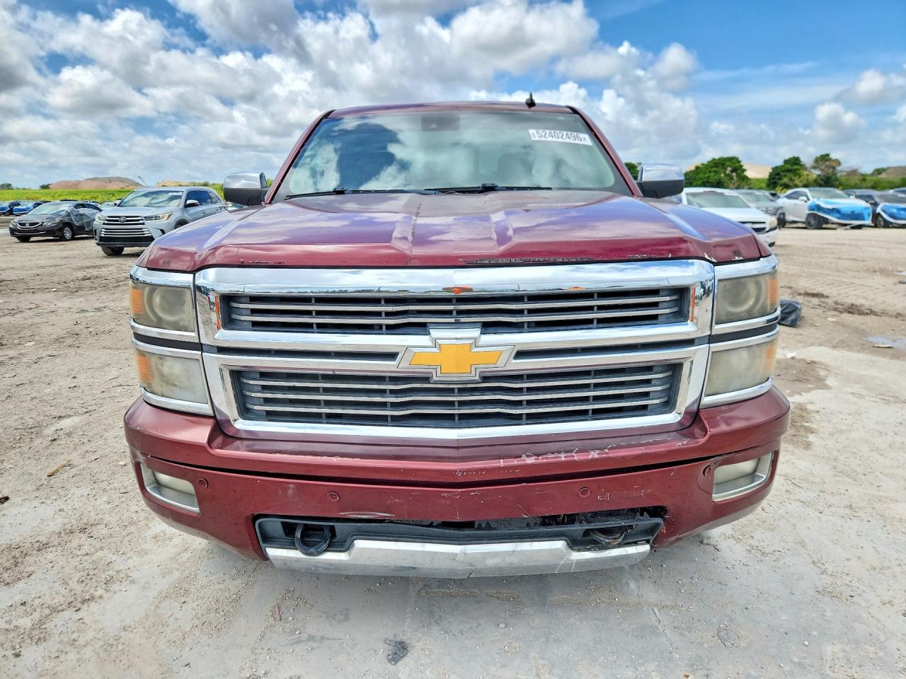 2014 Chevrolet Silverado C1500 High Country Burgundy vin: 3GCPCTEC1EG473368
