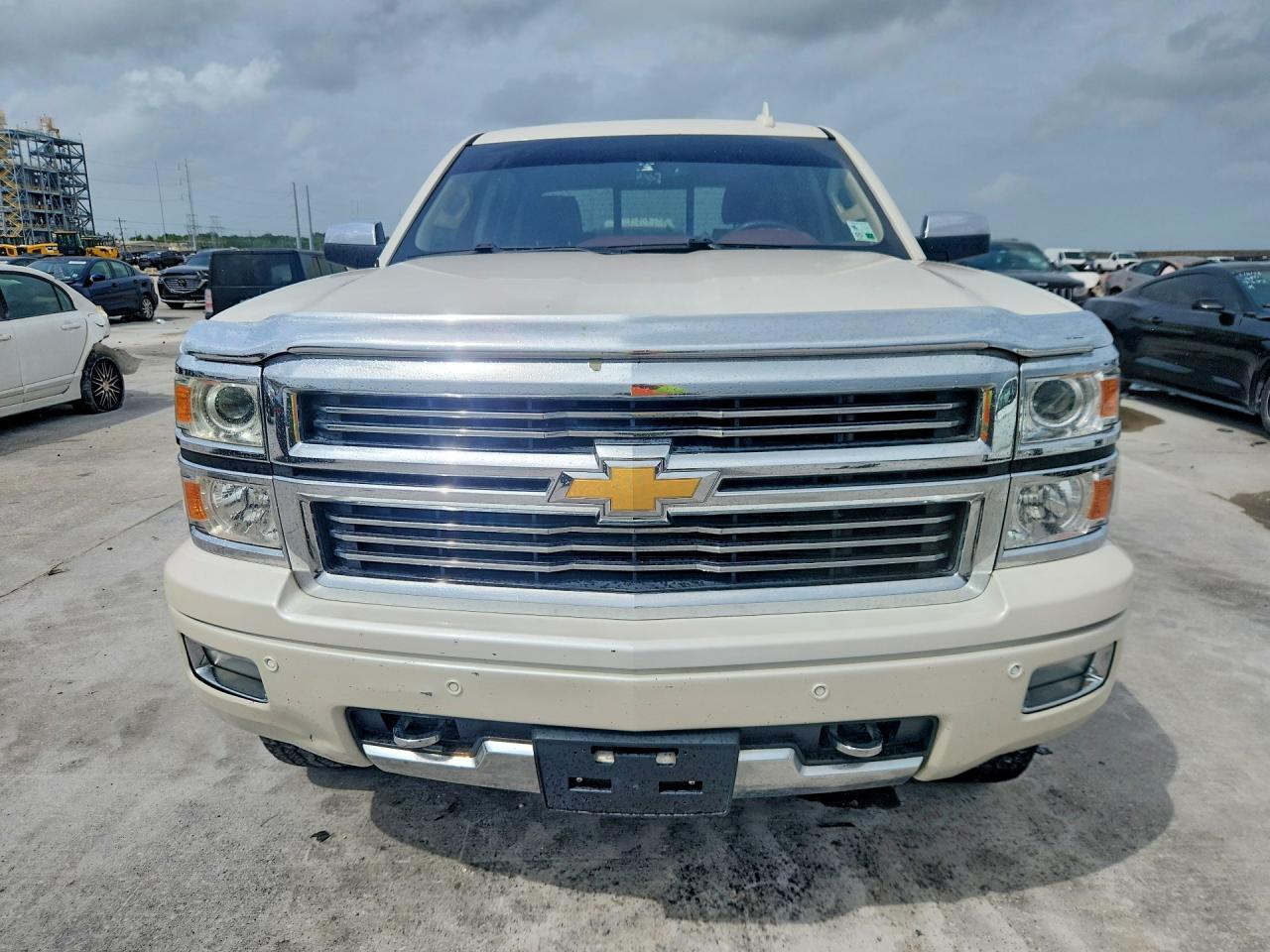 2015 Chevrolet Silverado C1500 High Country White vin: 3GCPCTEC7FG123793