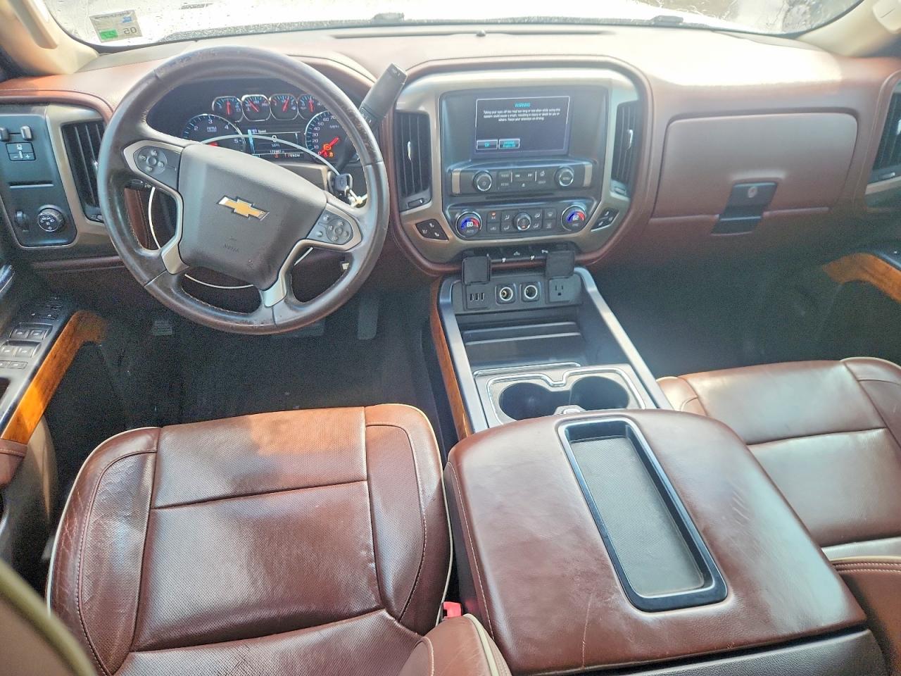 2015 Chevrolet Silverado C1500 High Country White vin: 3GCPCTEC7FG123793