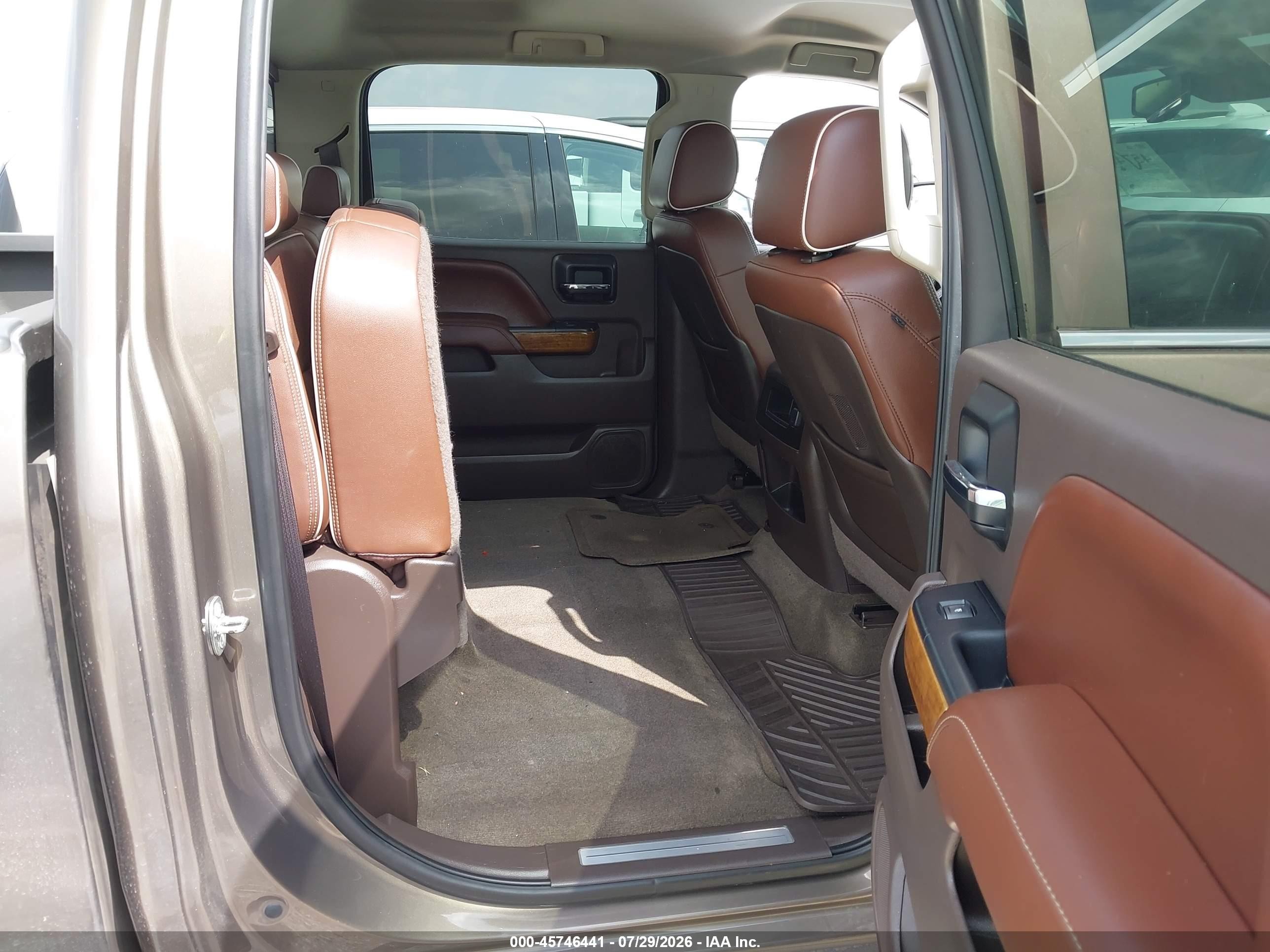 2015 Chevrolet Silverado 1500 High Country Brown vin: 3GCPCTEC9FG440104