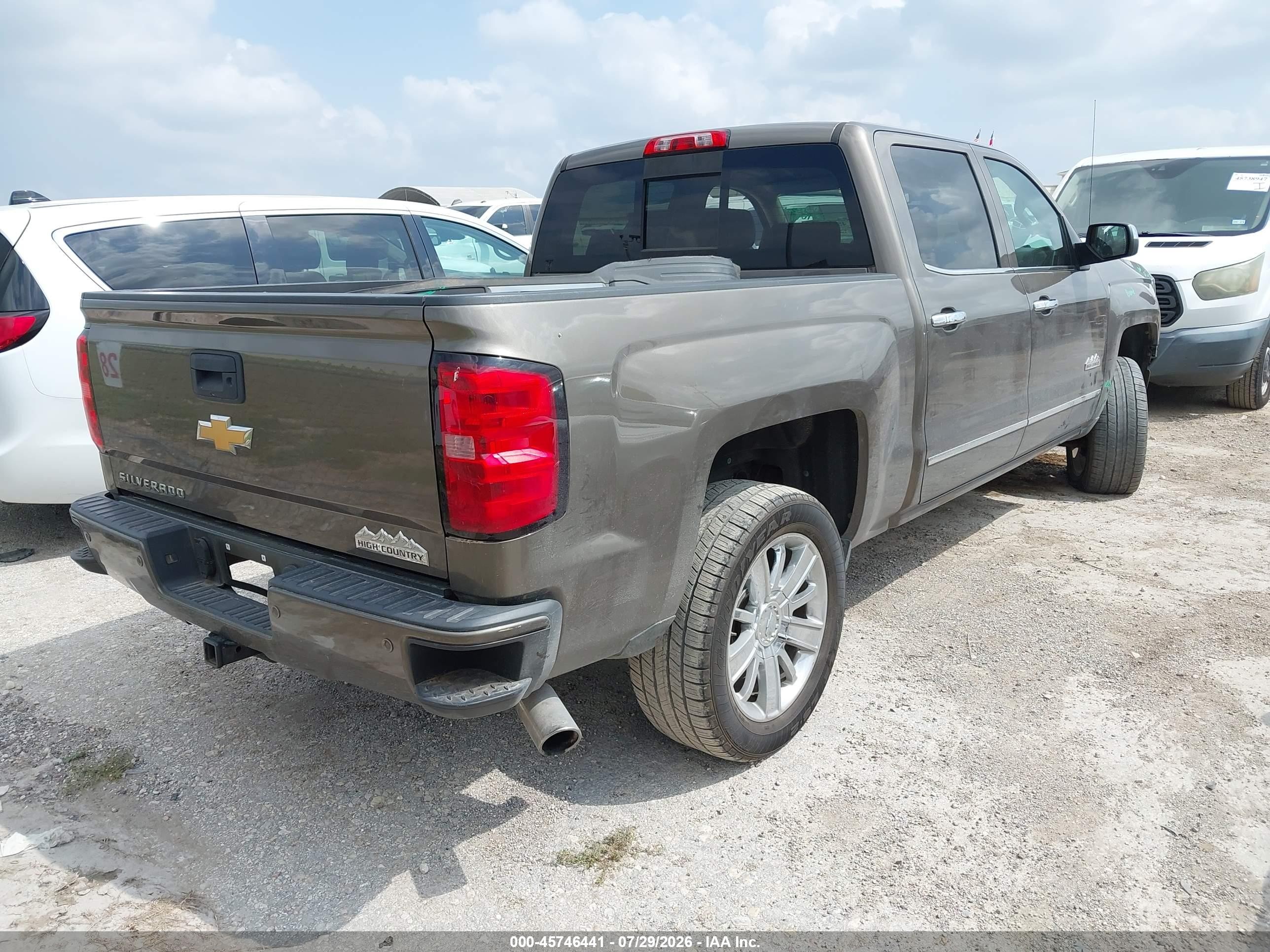 2015 Chevrolet Silverado 1500 High Country Brown vin: 3GCPCTEC9FG440104