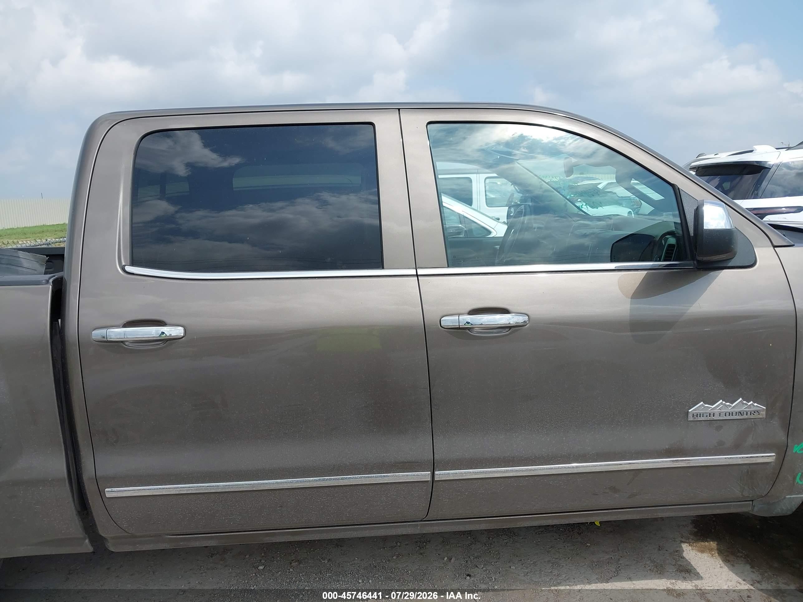 2015 Chevrolet Silverado 1500 High Country Brown vin: 3GCPCTEC9FG440104