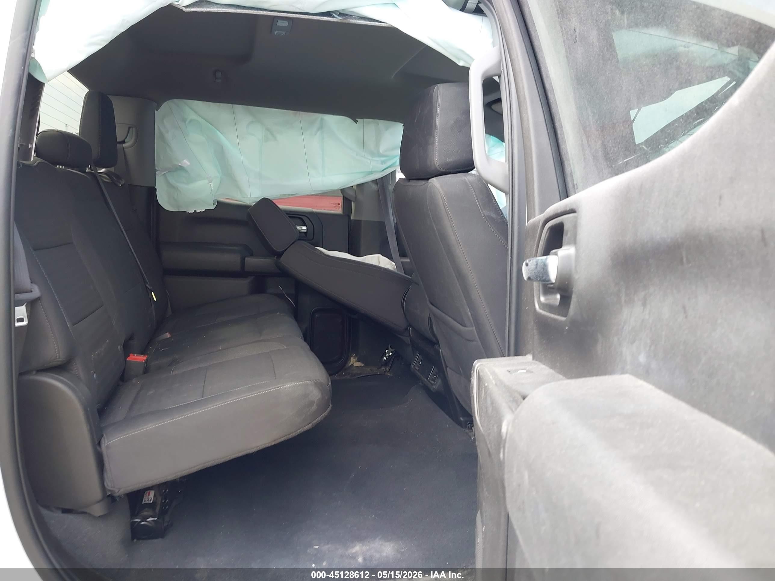 2023 Chevrolet Silverado 1500 4wd  Short Bed Custom Белый vin: 3GCPDBEK4PG269391