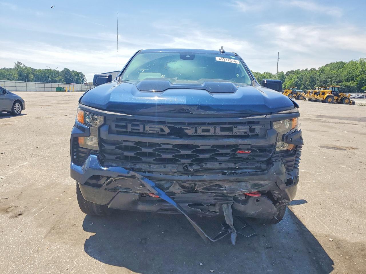 2023 Chevrolet Silverado K1500 Trail Boss Custom Blue vin: 3GCPDCEK4PG173413
