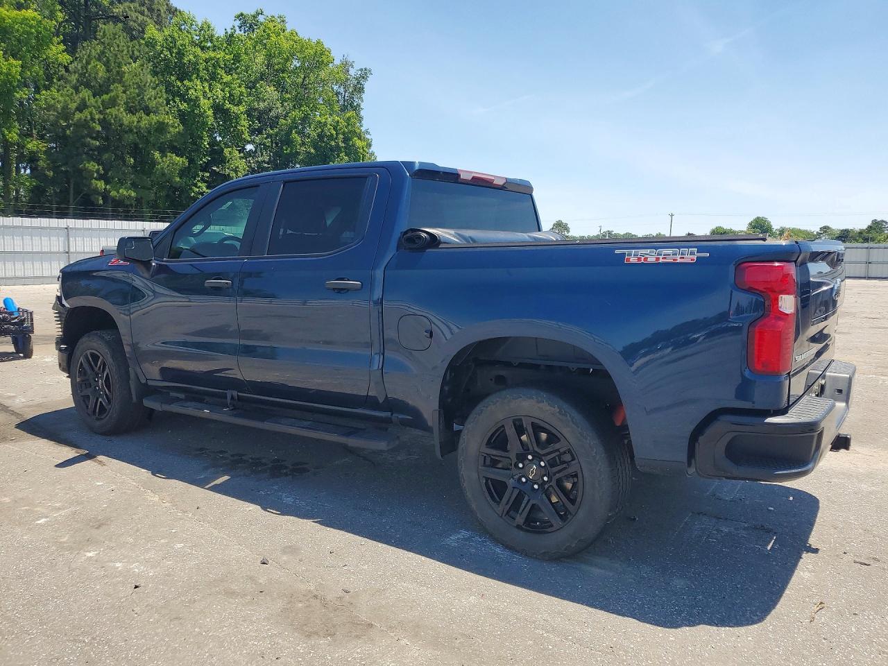 2023 Chevrolet Silverado K1500 Trail Boss Custom Blue vin: 3GCPDCEK4PG173413