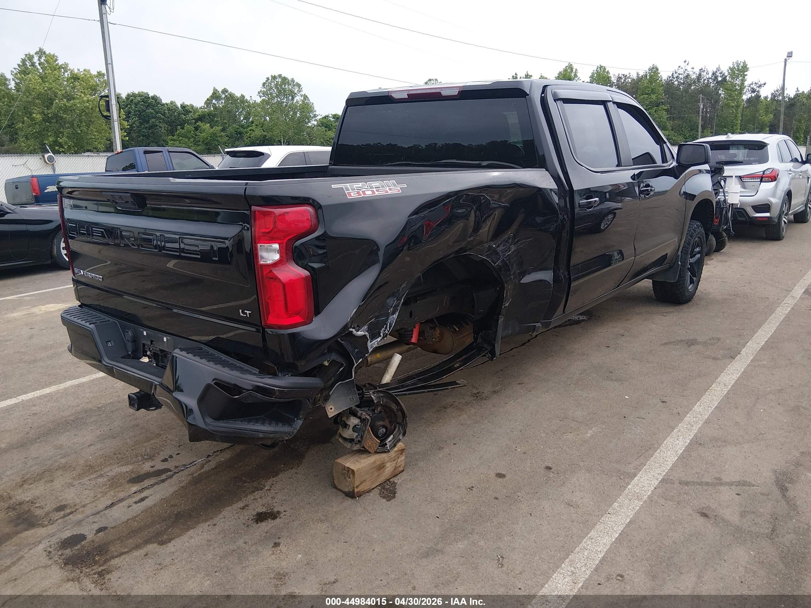 2022 Chevrolet Silverado 1500 Lt Trail Boss Black vin: 3GCPDFEK1NG629883