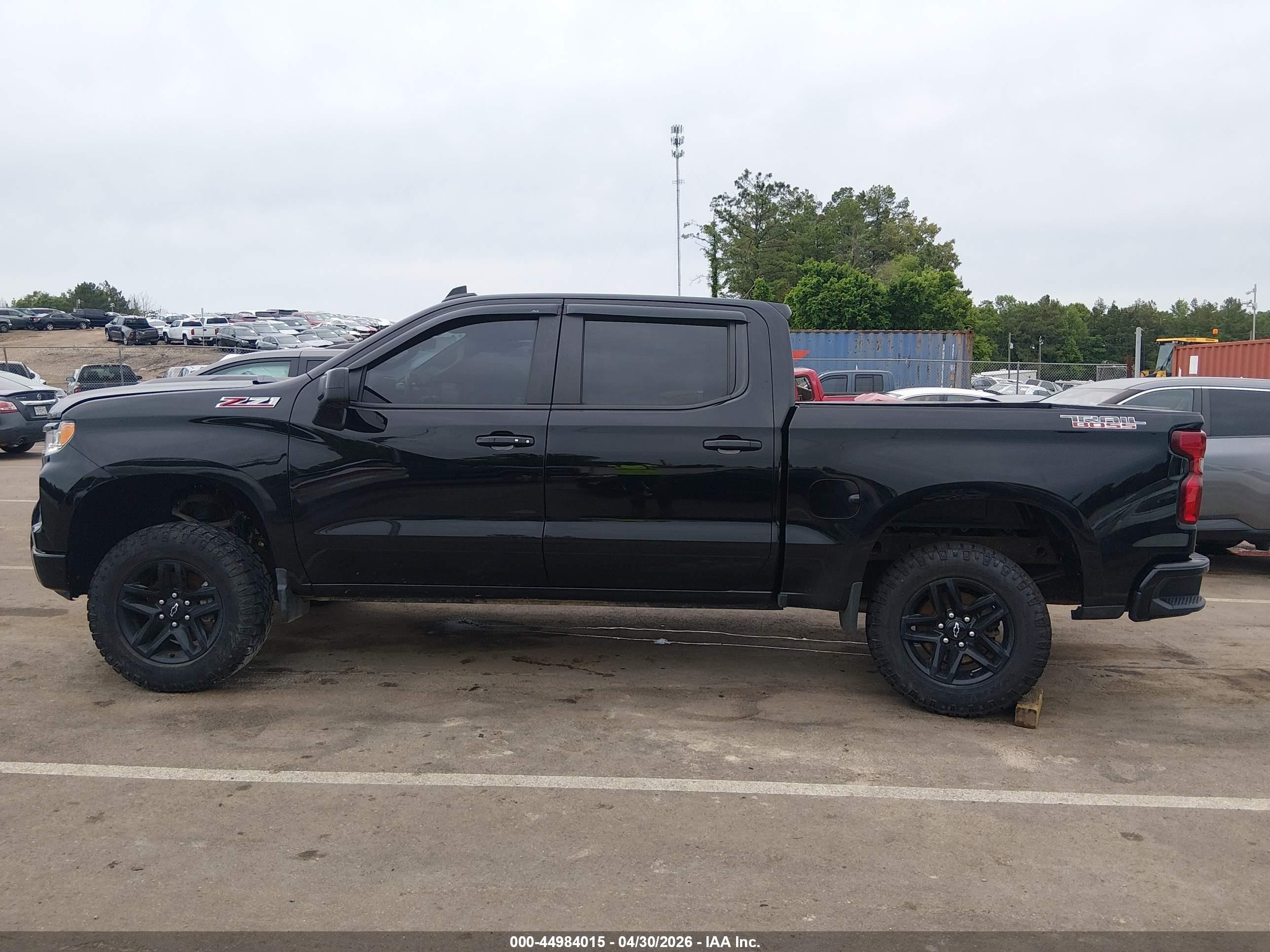 2022 Chevrolet Silverado 1500 Lt Trail Boss Black vin: 3GCPDFEK1NG629883