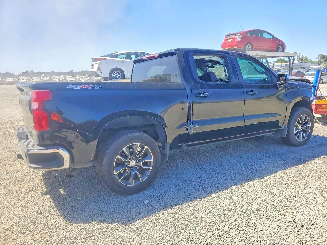 2023 Chevrolet Silverado Black vin: 3GCPDKEK1PG239572
