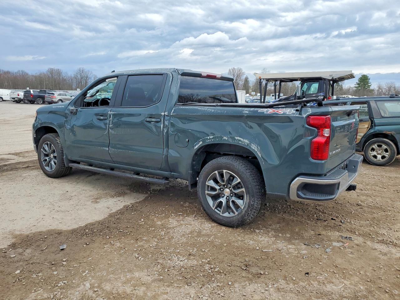 2026 Chevrolet Silverado K1500 Lt-l Зеленый vin: 3GCPKKEK8TG111992