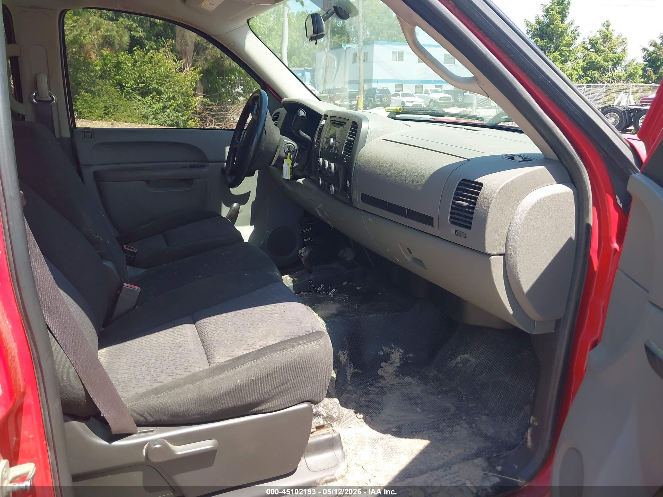 2011 Chevrolet Silverado 1500 Work Truck Red vin: 3GCPKPEA2BG373199